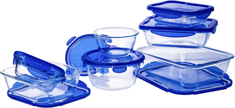 Pyrex Cook & Go Bowl Round with Lid 0,7 liter