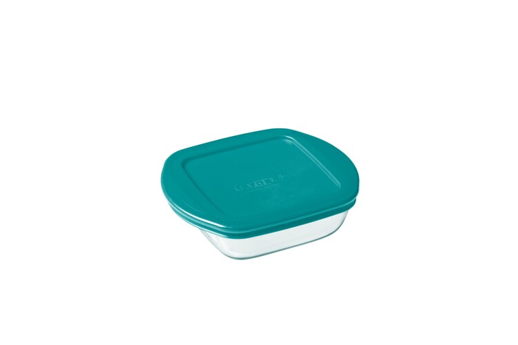 Pyrex Cook & Store Bowl Square with Lid Set of 3 Pieces