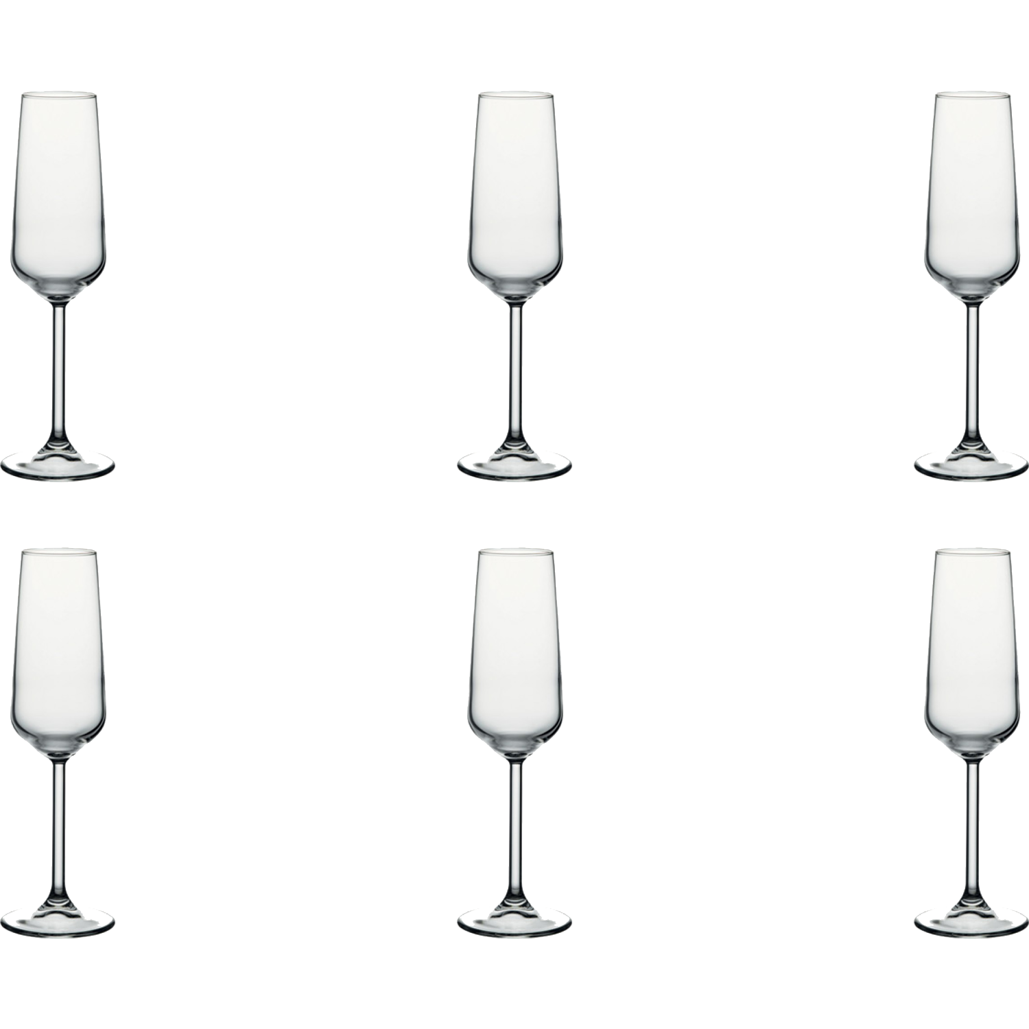 Pasabahce Champagne flûte Allegra 19.5 cl - Transparent 6 piece(s)