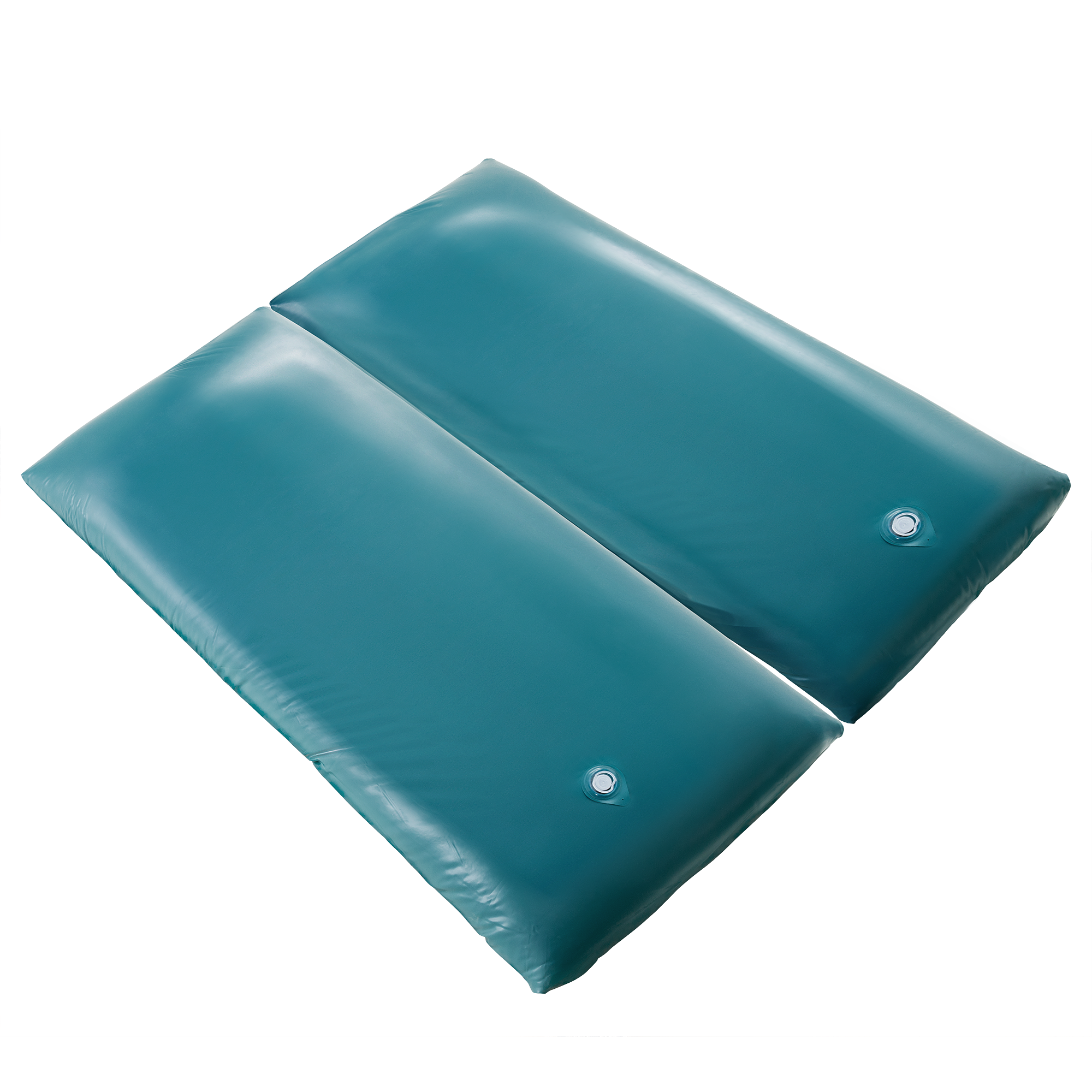 Beliani DUAL VOLL - Waterbedmatras sterk - Blauw  - 160 x 200 cm  - Vinyl