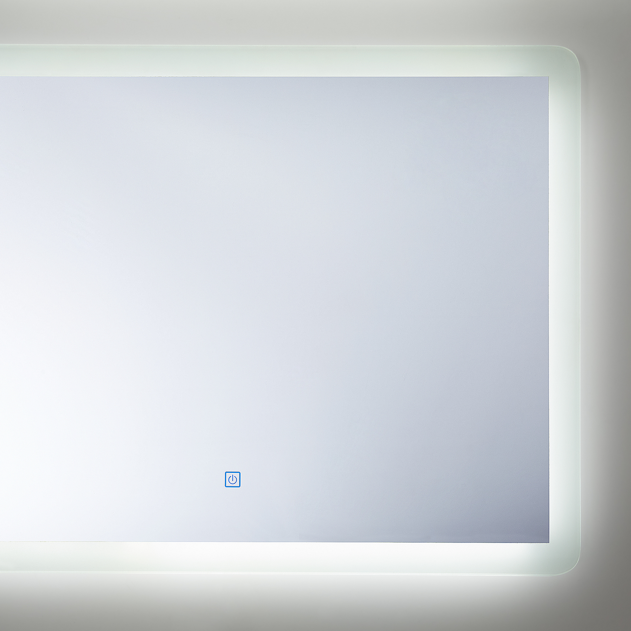 Beliani CORROY - LED-spiegel - Zilver - Glas