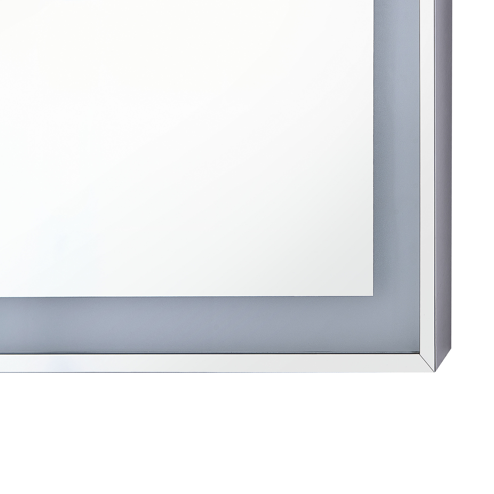 Beliani ARGENS - LED-spiegel - Zilver - 90 x 70 cm - Synthetisch materiaal