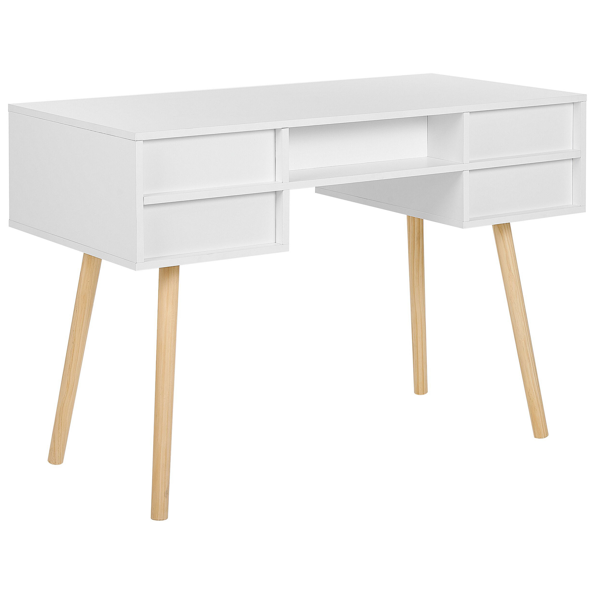 Beliani LEVIN - Bureau - Wit - MDF