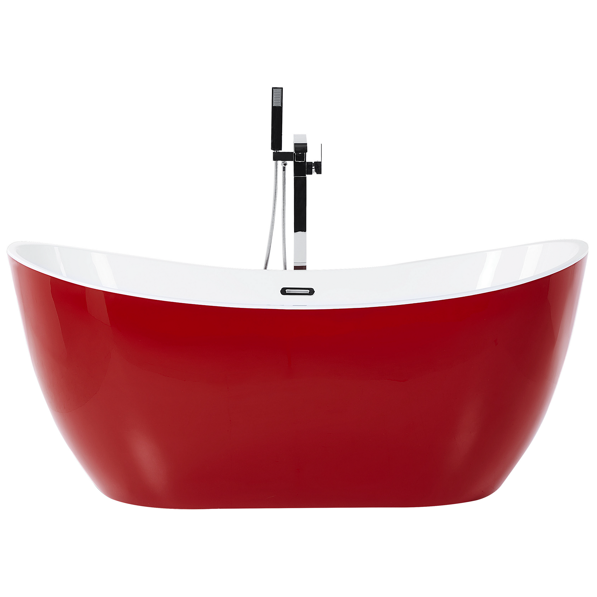 Beliani ANTIGUA - Badkuip - Rood - 77 x 170 - Acryl