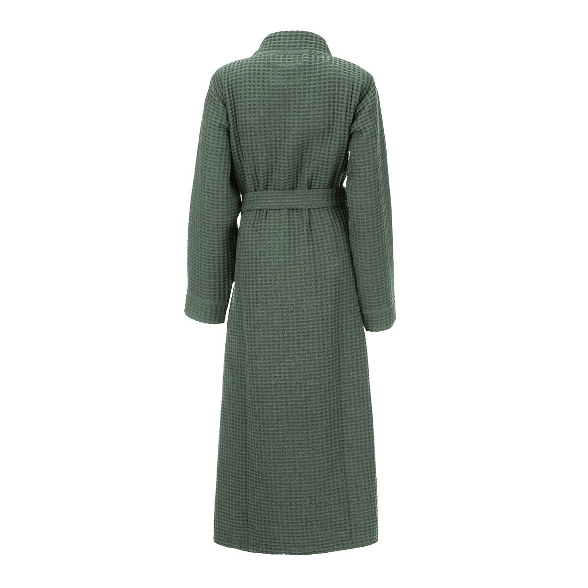 LINNICK Wafel Badjas Kuitlengte - olive green