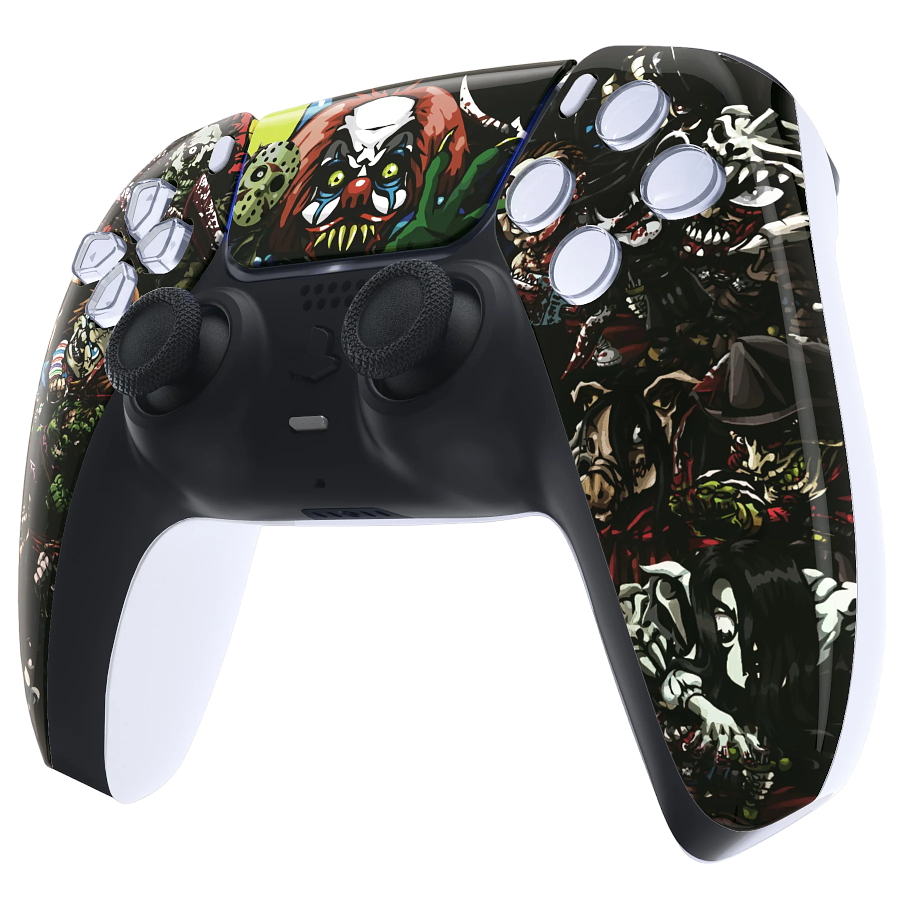 Clever Gaming Clever PS5 Draadloze Dualsense Controller  – Horror Madness Custom