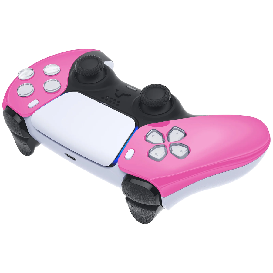 Clever Gaming Clever PS5 Draadloze Dualsense Controller  – Chrome Pink Custom