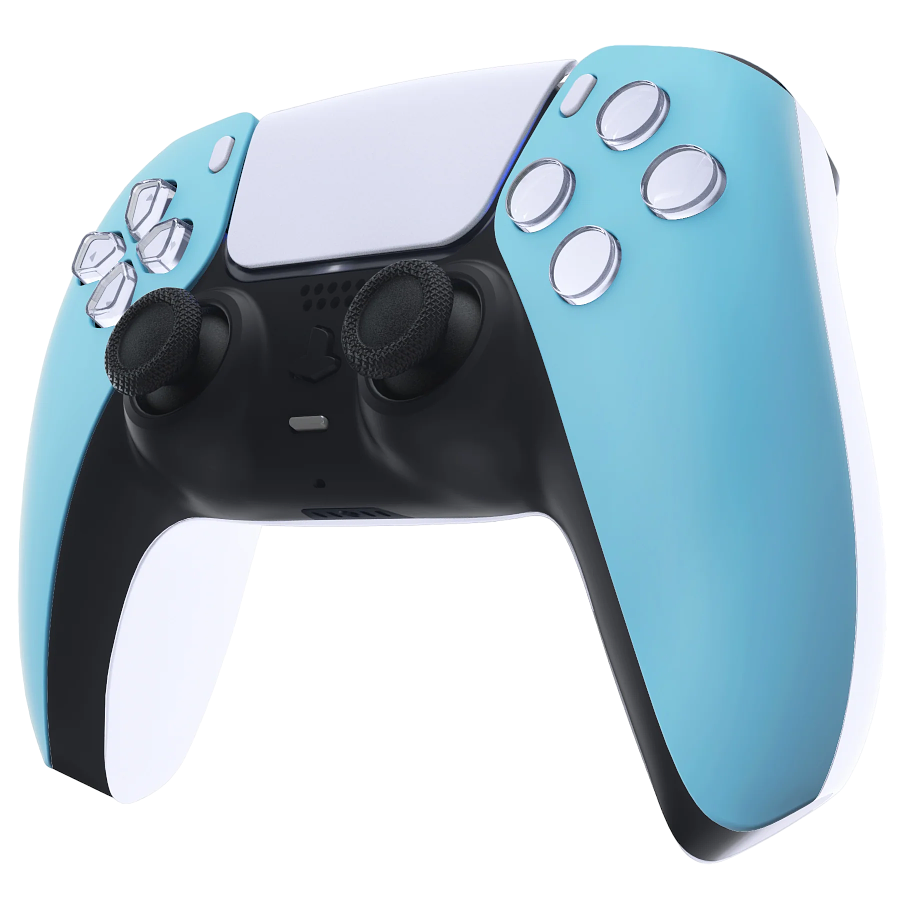 Clever Gaming Clever PS5 Draadloze Dualsense Controller  – Heaven Blue Custom