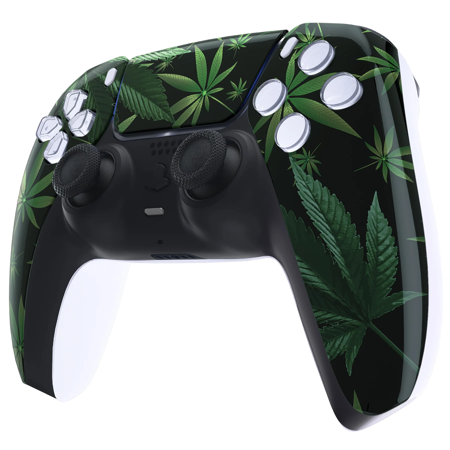 Clever Gaming Clever PS5 Draadloze Dualsense Controller  – Weeds Custom