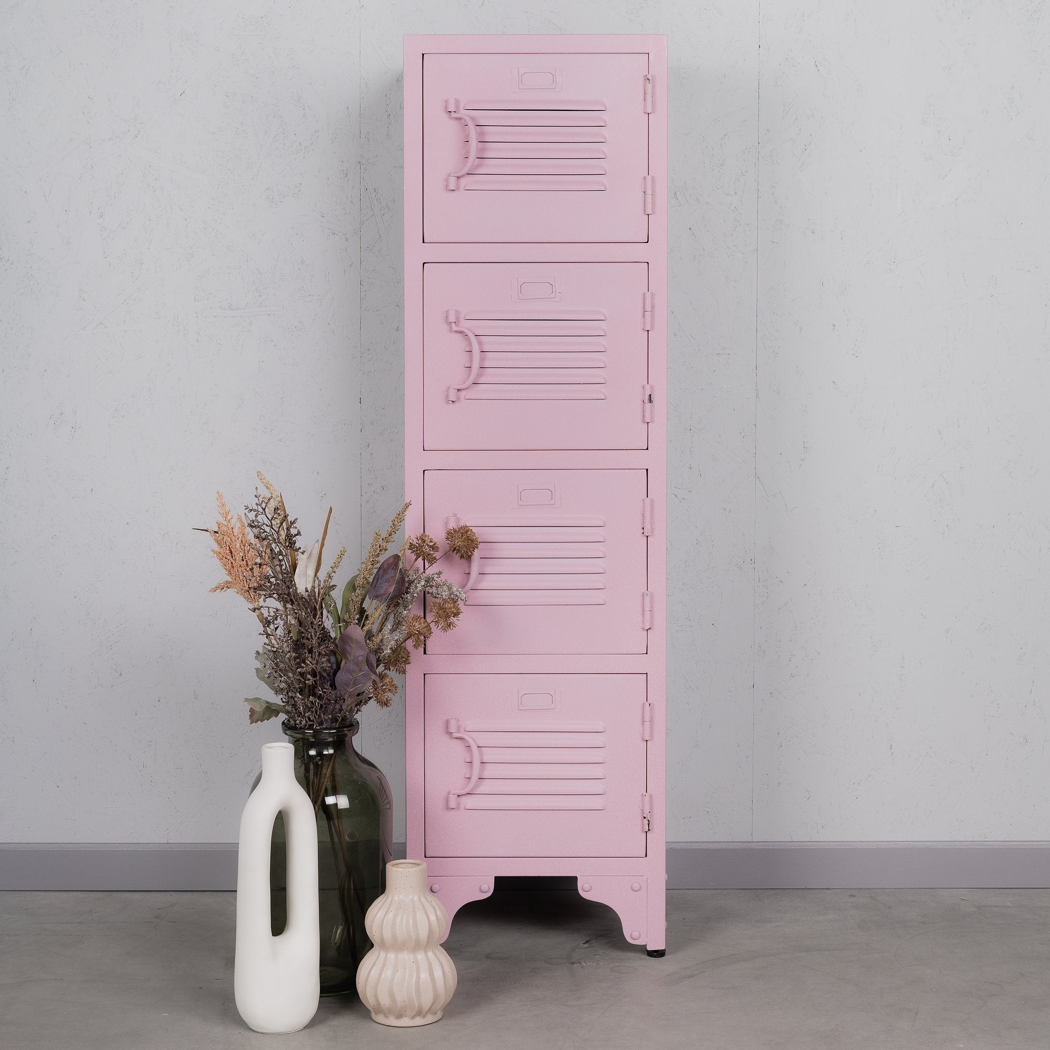 Rootsmann Lockerkast Roze | Locker met 4 deuren