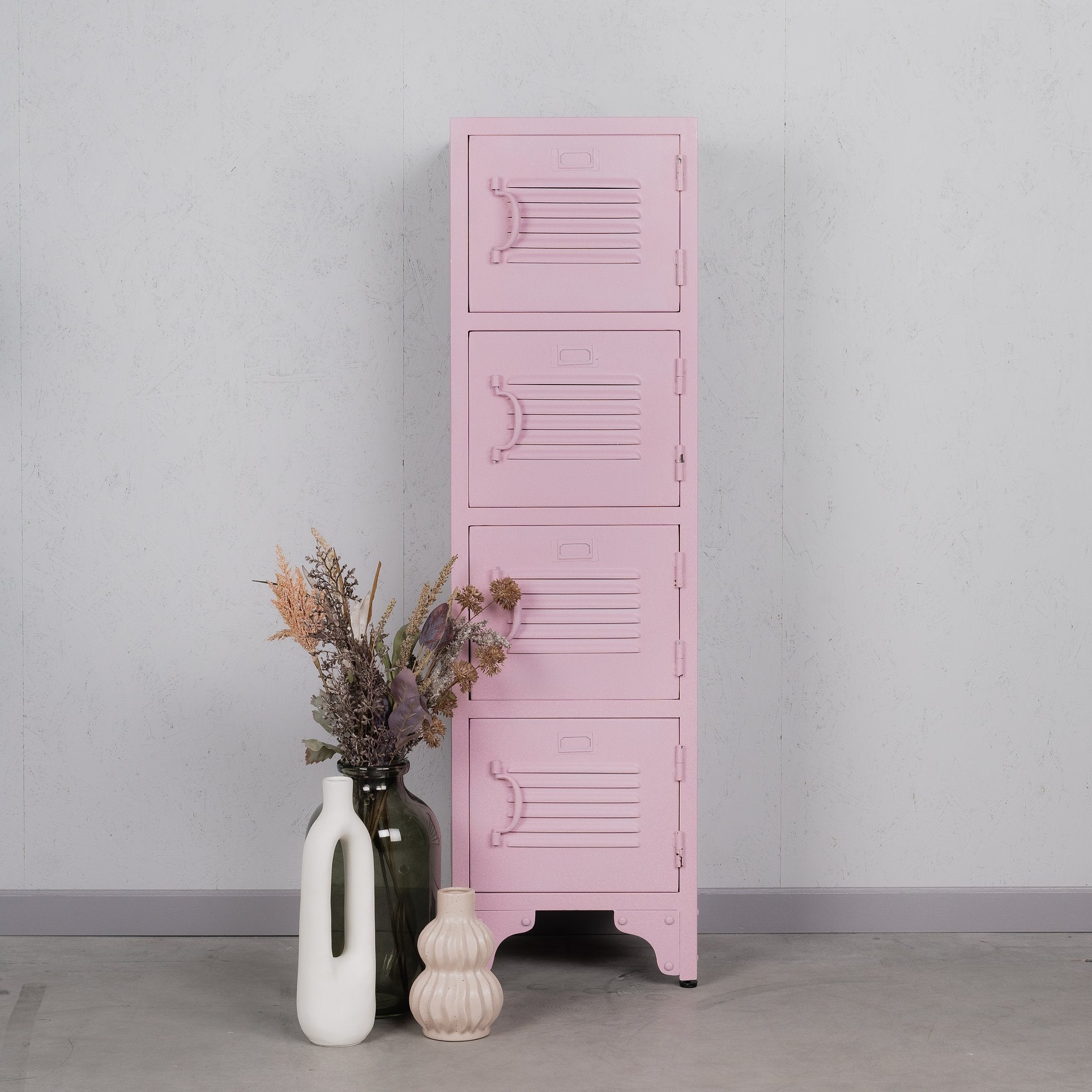 Rootsmann Lockerkast Roze | Locker met 4 deuren