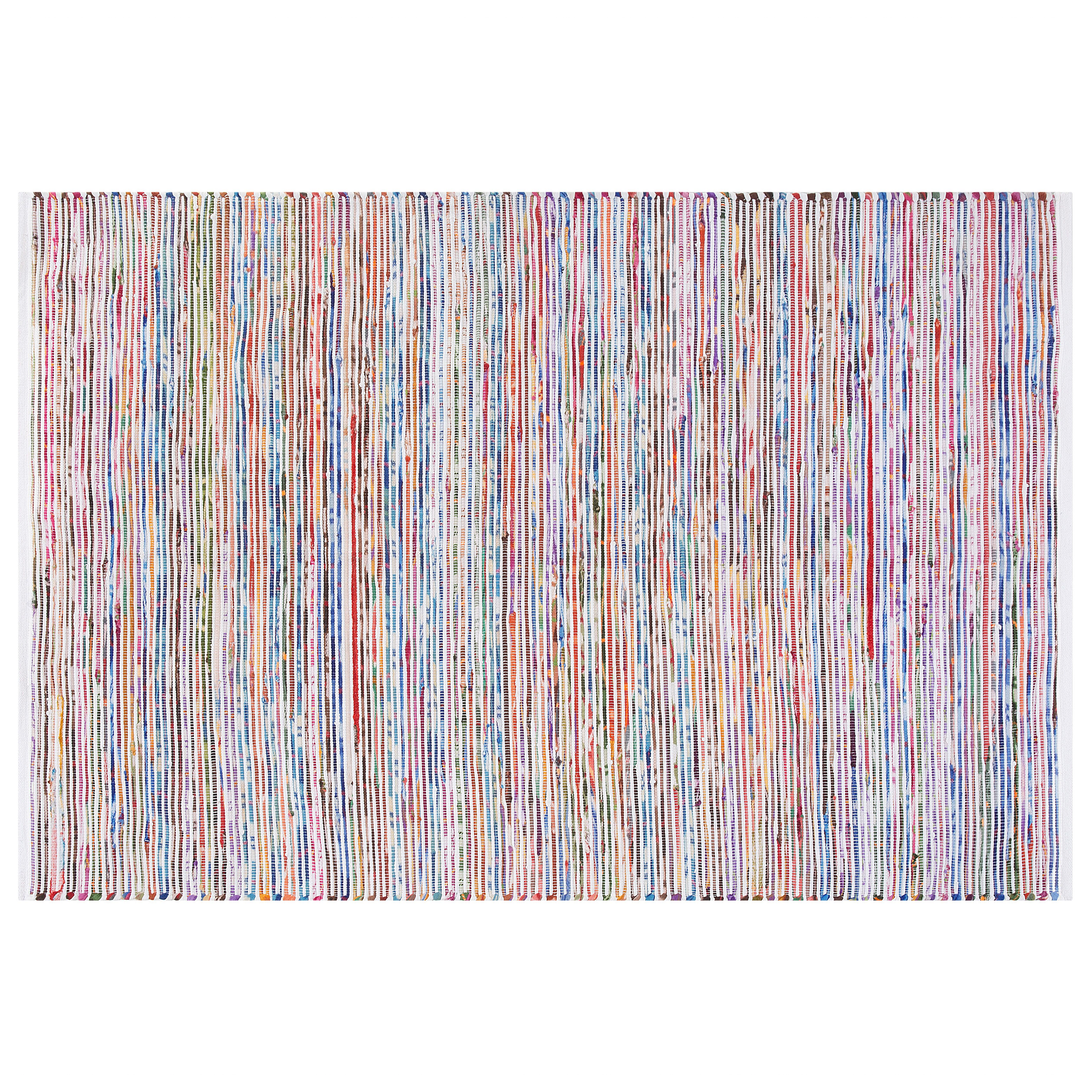 Beliani BARTIN - Laagpolig vloerkleed - Kleur/Wit - 160 x 230 cm - Polyester