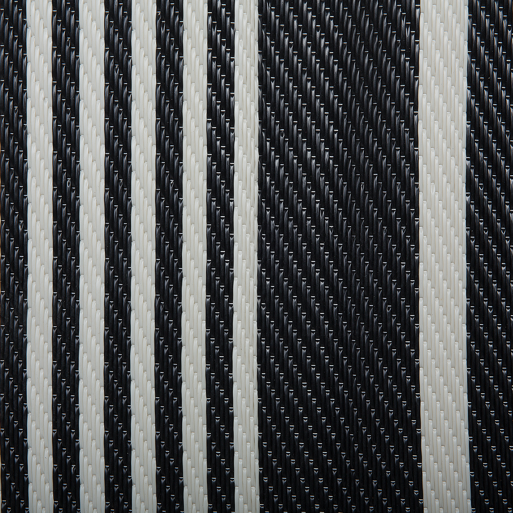 Beliani HALDIA - Outdoor kleed - Zwart - 90 x 180 cm - Polypropyleen