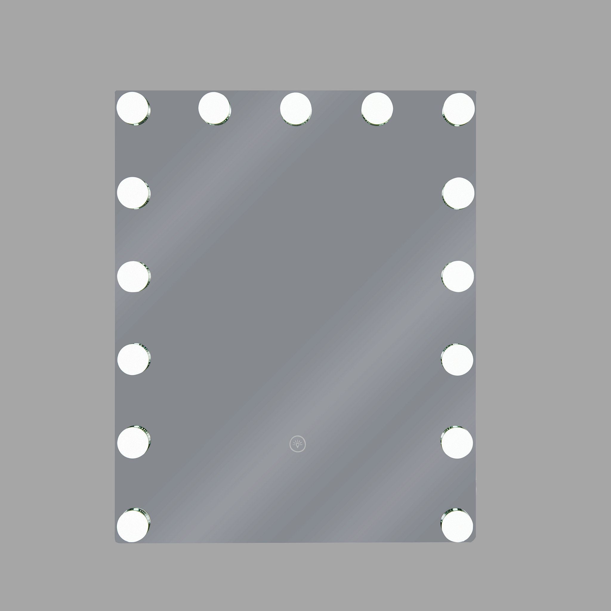 Beliani LUCENAY - LED-spiegel - Zilver - IJzer