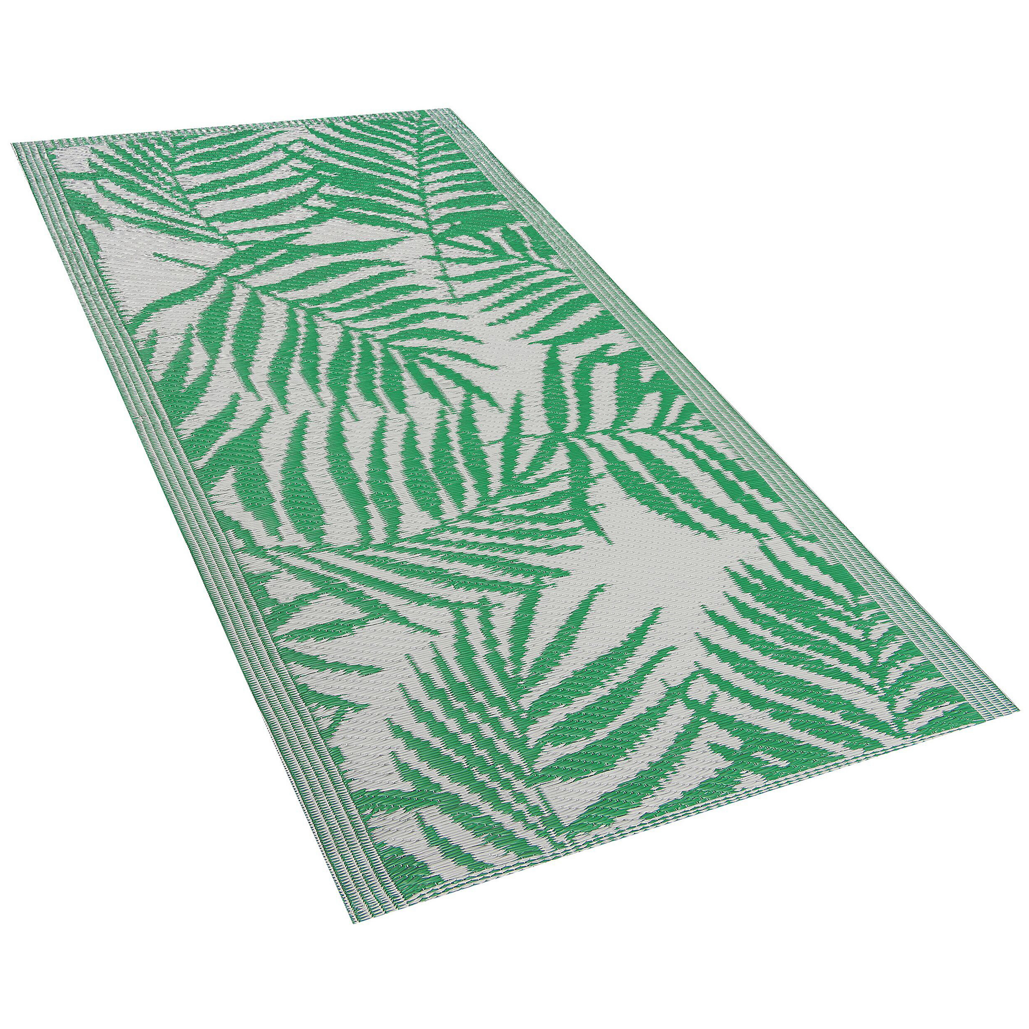 Beliani KOTA - Outdoor kleed - Groen - 60 x 105 cm - Polypropyleen