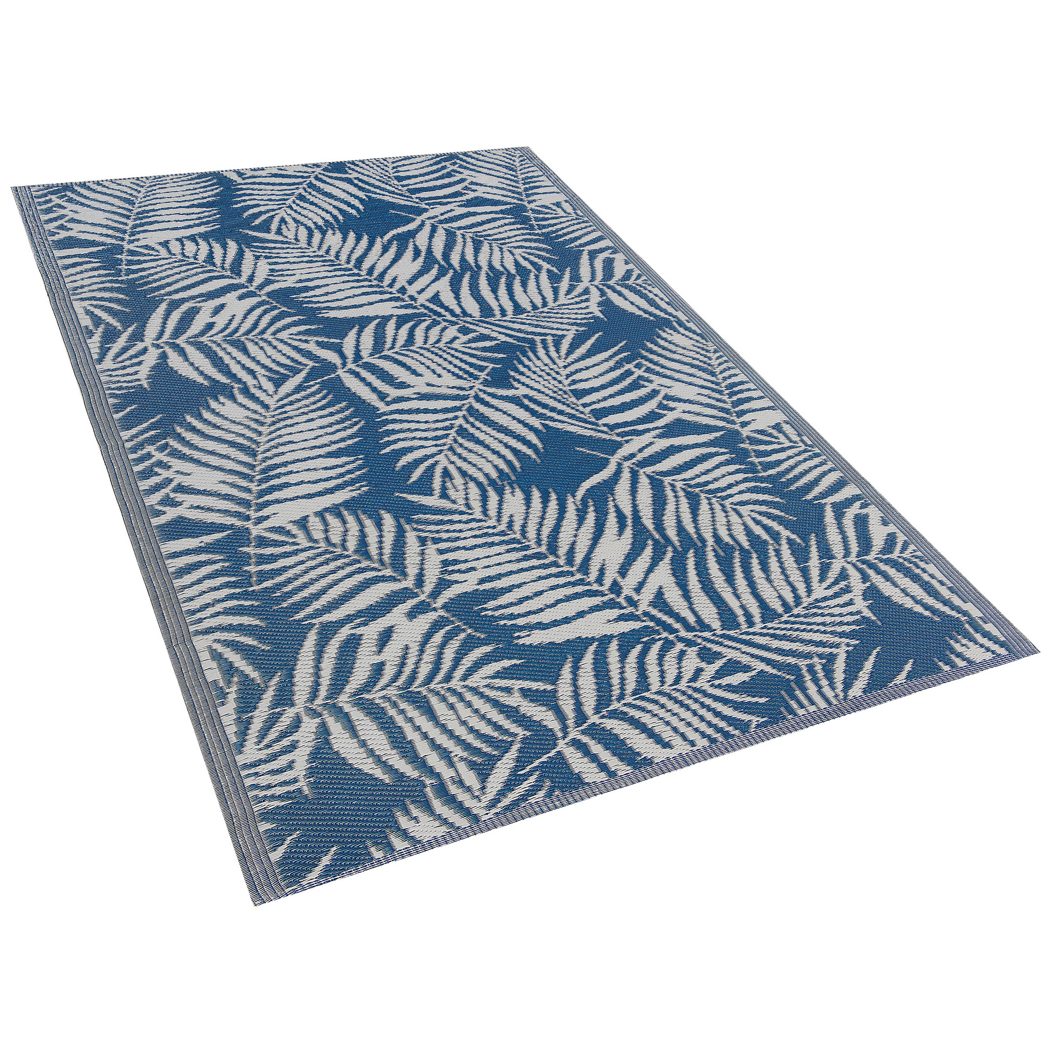 Beliani KOTA - Outdoor kleed - Blauw - 120 x 180 cm - Polypropyleen