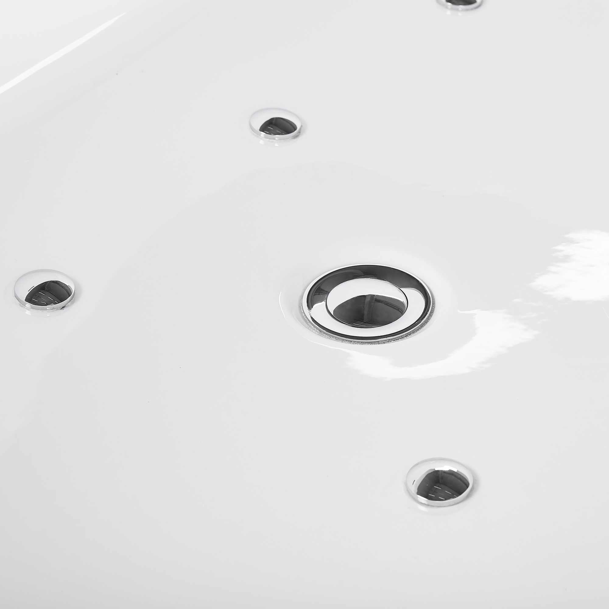 Beliani NEVIS - Whirlpool - Wit  - 80  x 170 cm - Acryl