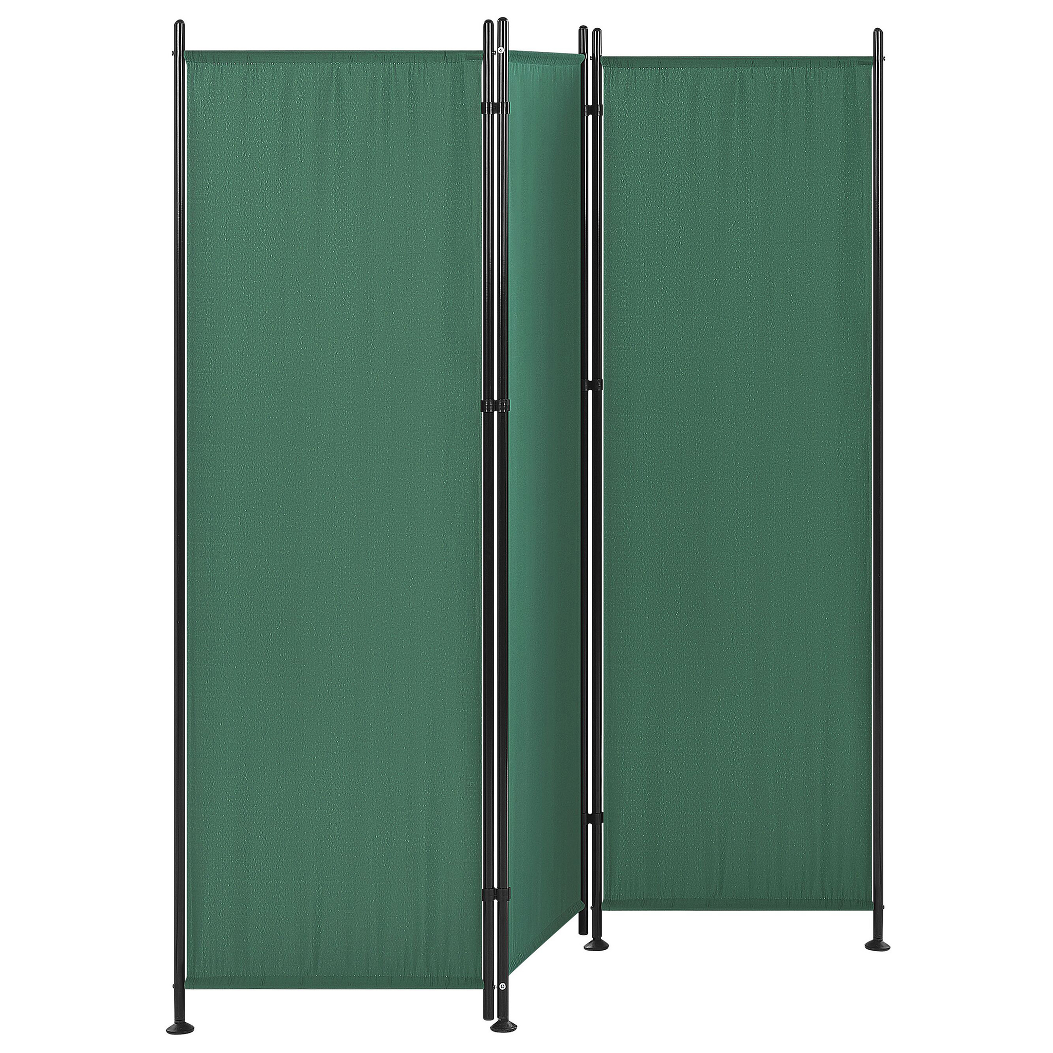Beliani NARNI - Kamerscherm - Groen - 160 x 170 cm - Polyester