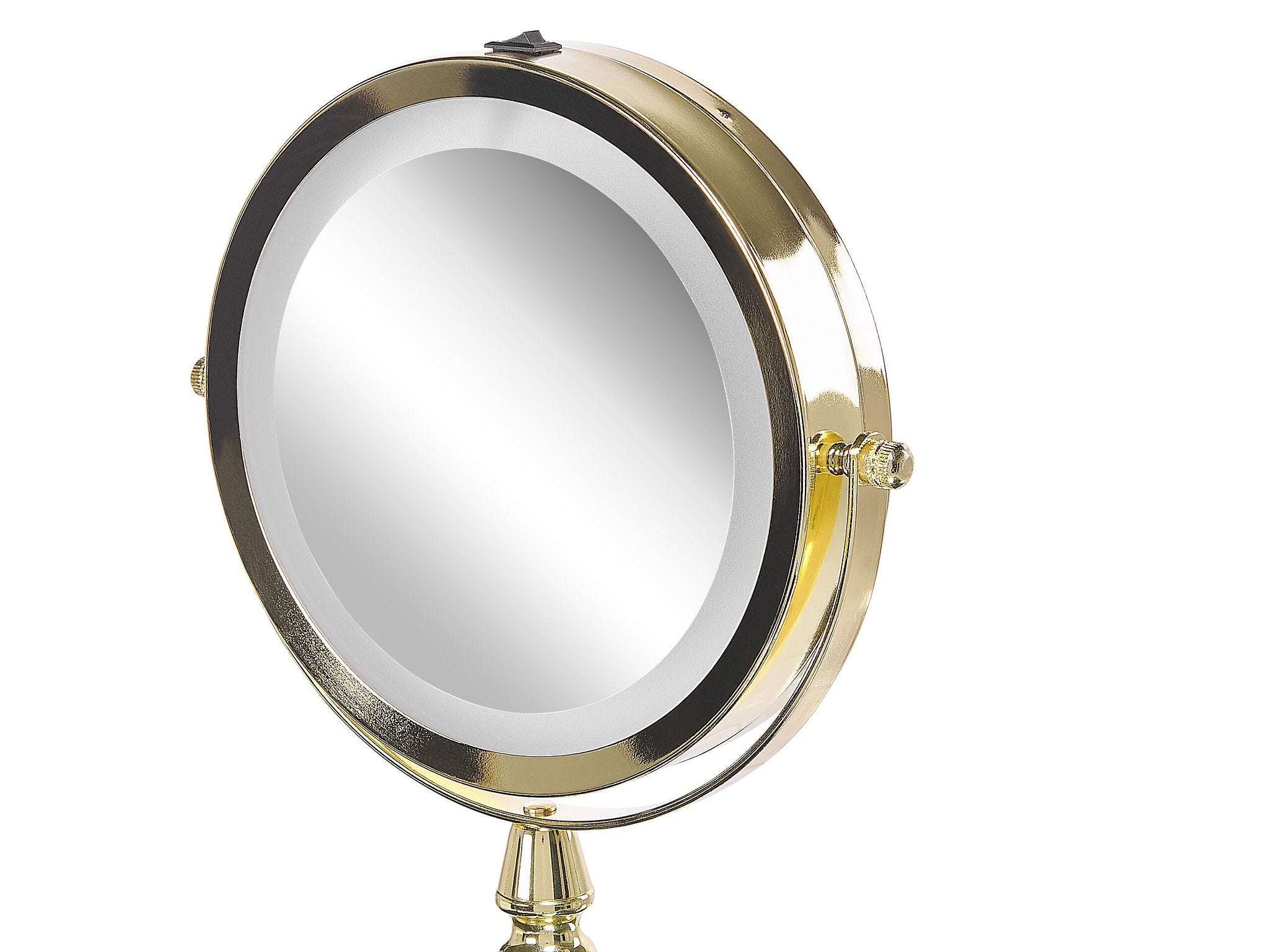 Beliani MAURY - make-up spiegel - Goud - IJzer