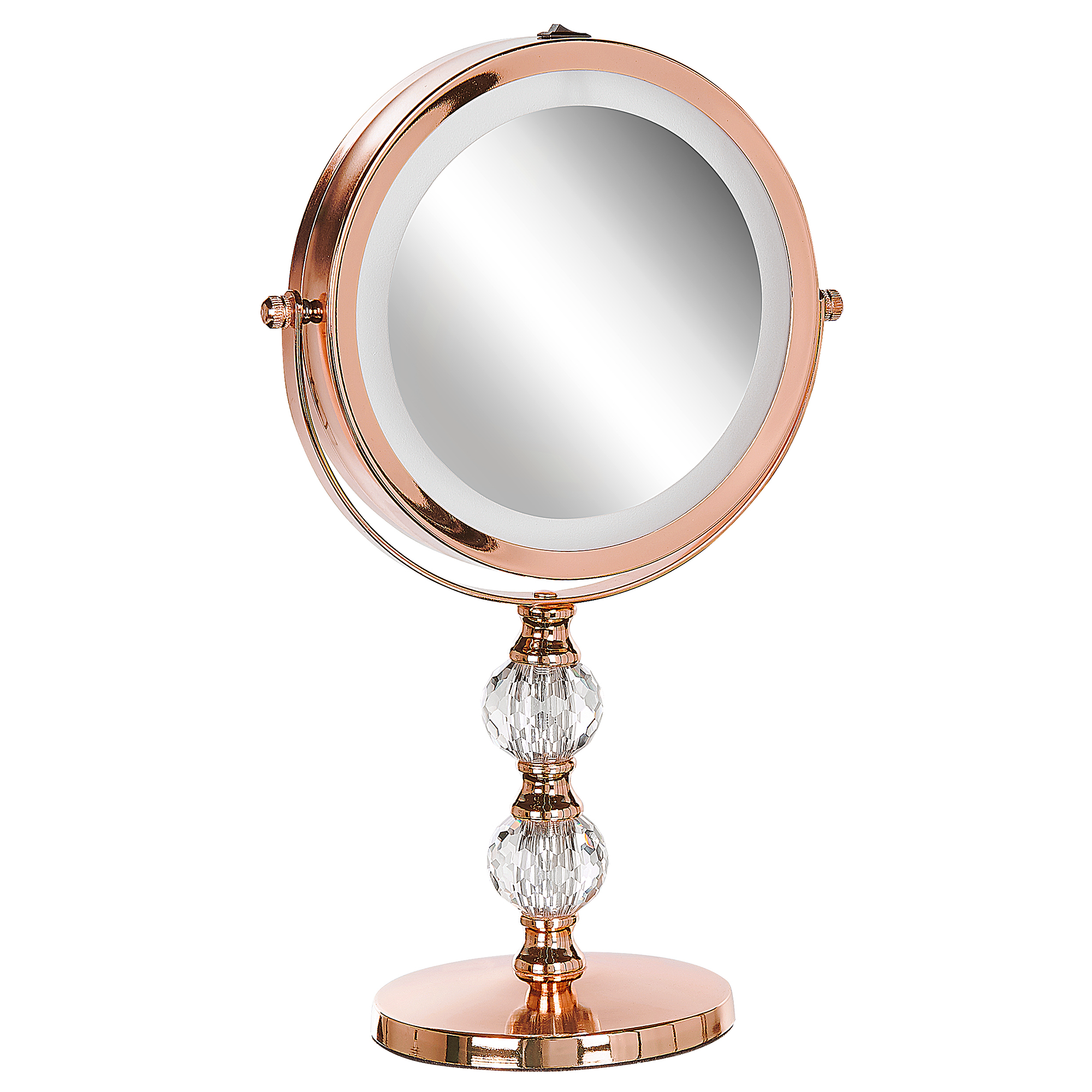 Beliani CLAIRA - make-up spiegel - Roségoud - IJzer