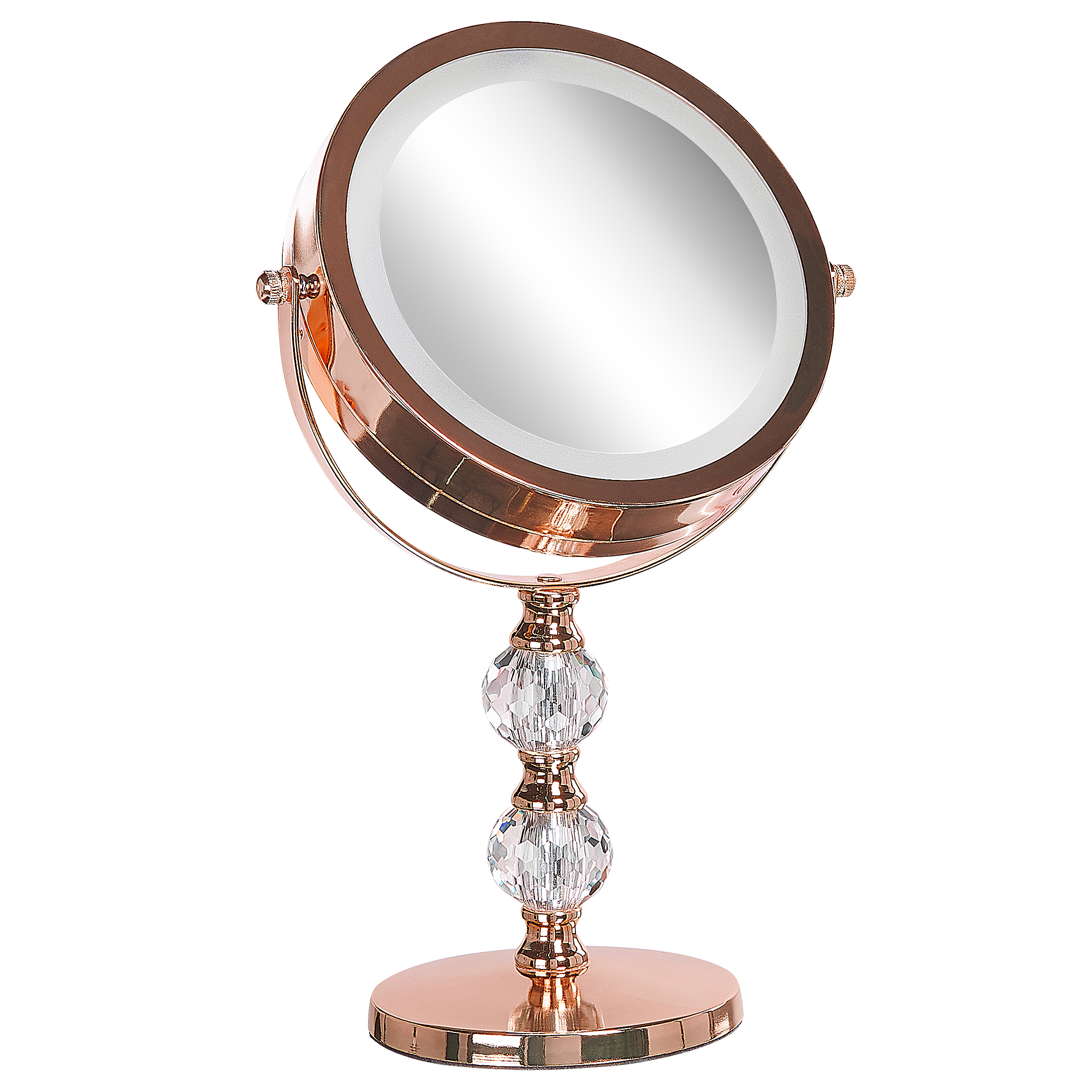 Beliani CLAIRA - make-up spiegel - Roségoud - IJzer