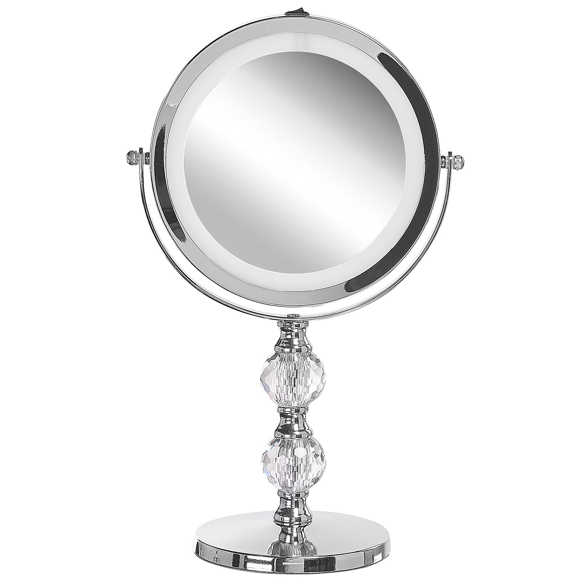 Beliani CLAIRA - make-up spiegel - Zilver - IJzer