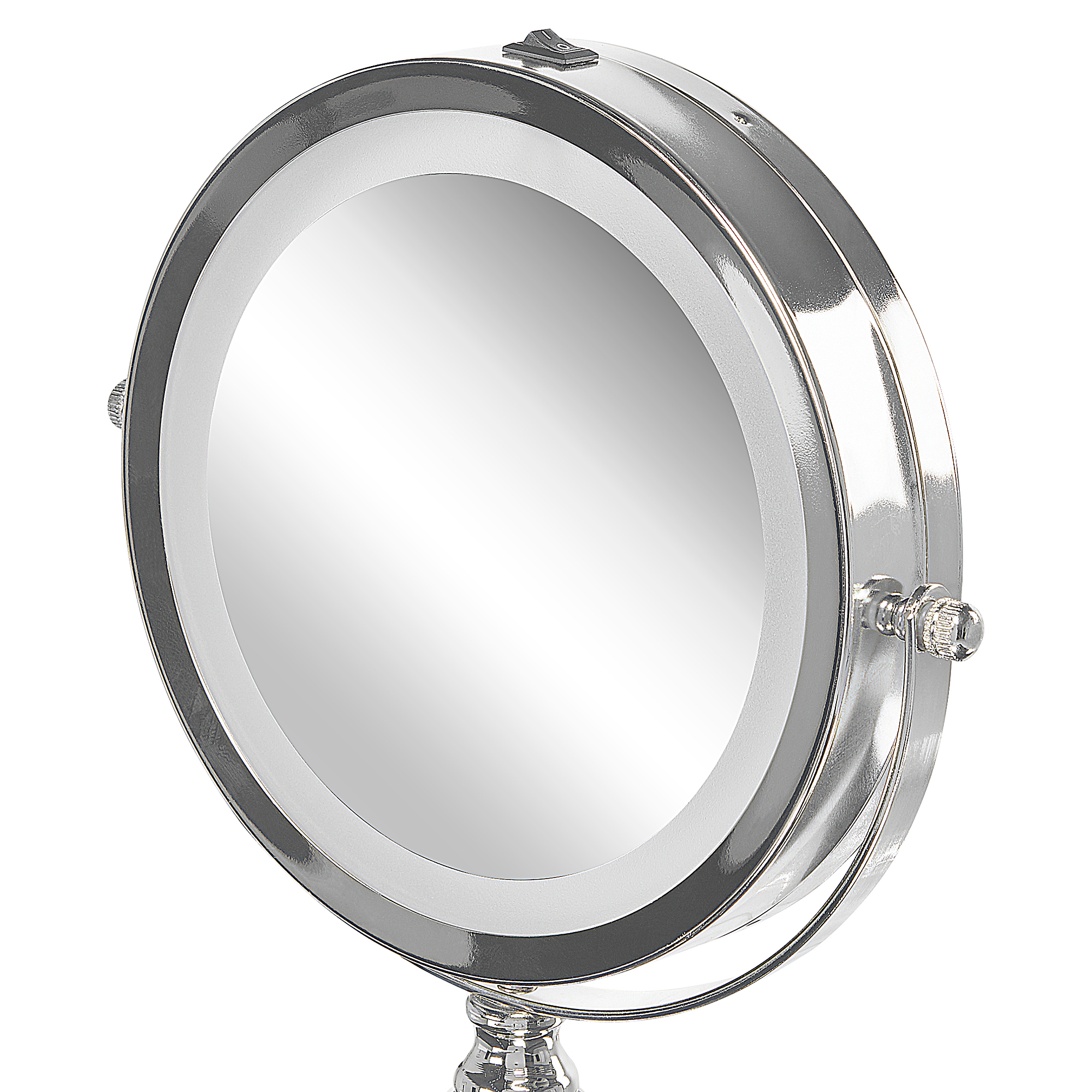 Beliani CLAIRA - make-up spiegel - Zilver - IJzer