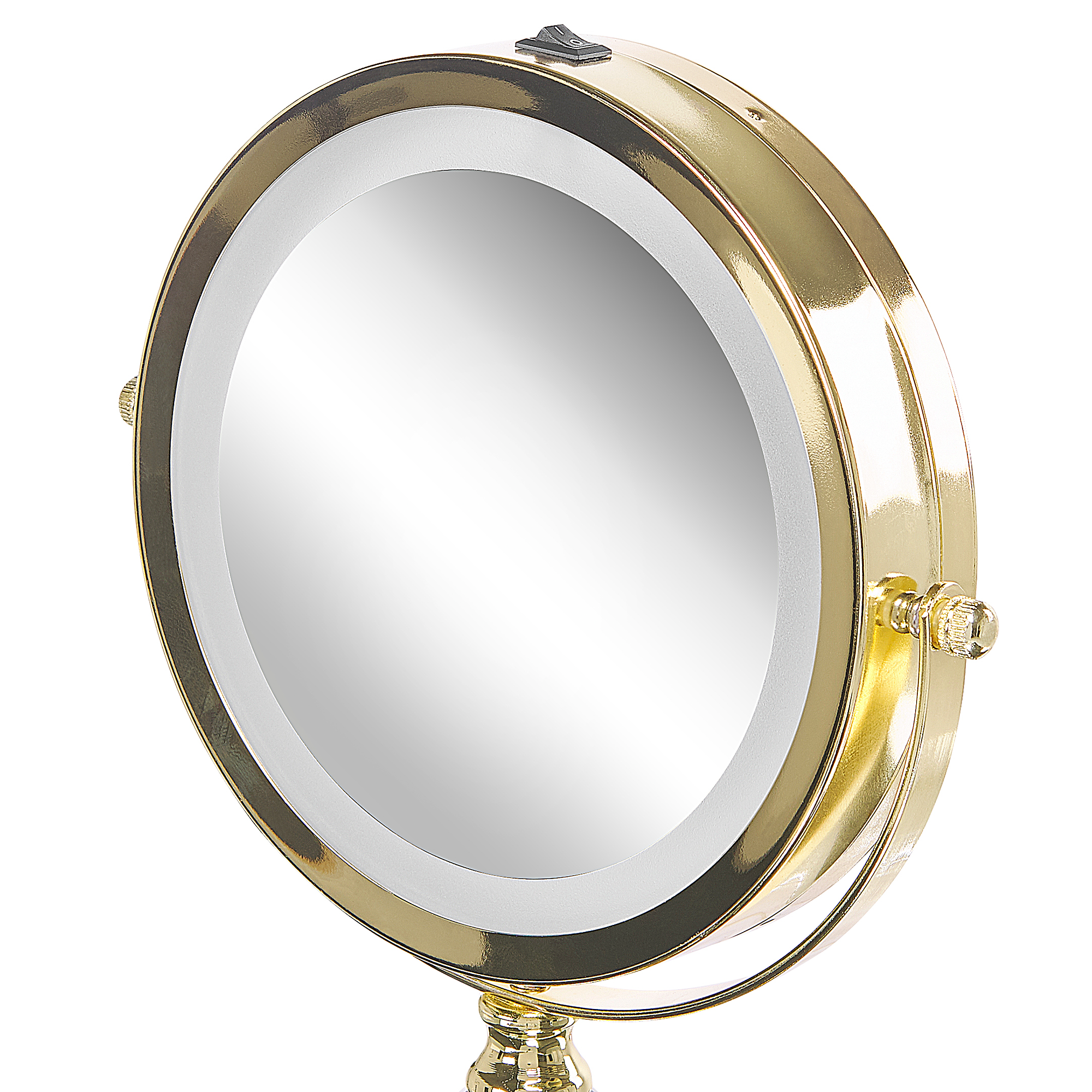 Beliani BAIXAS - make-up spiegel - Goud - IJzer