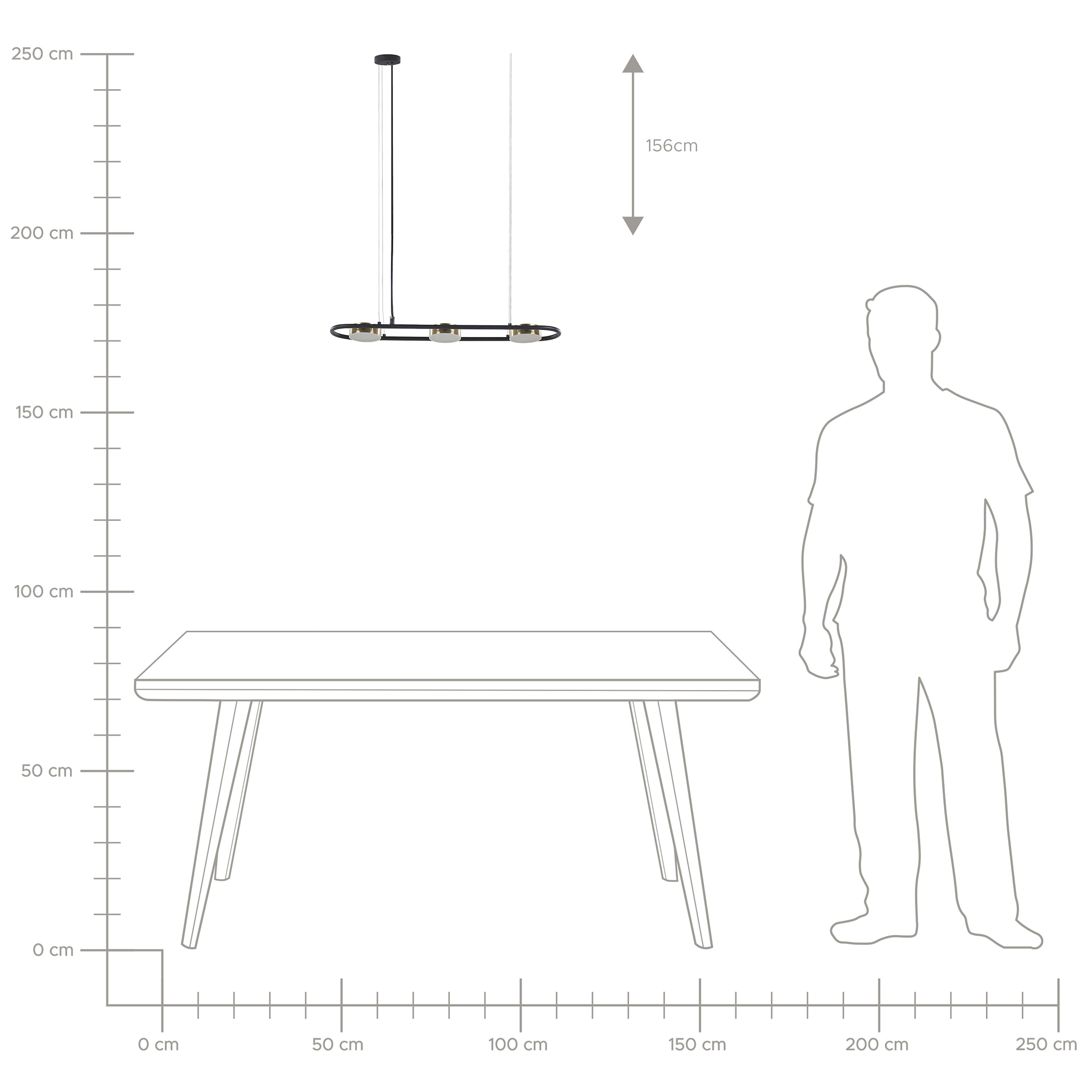 Beliani MALI - Hanglamp - Zwart - Staal