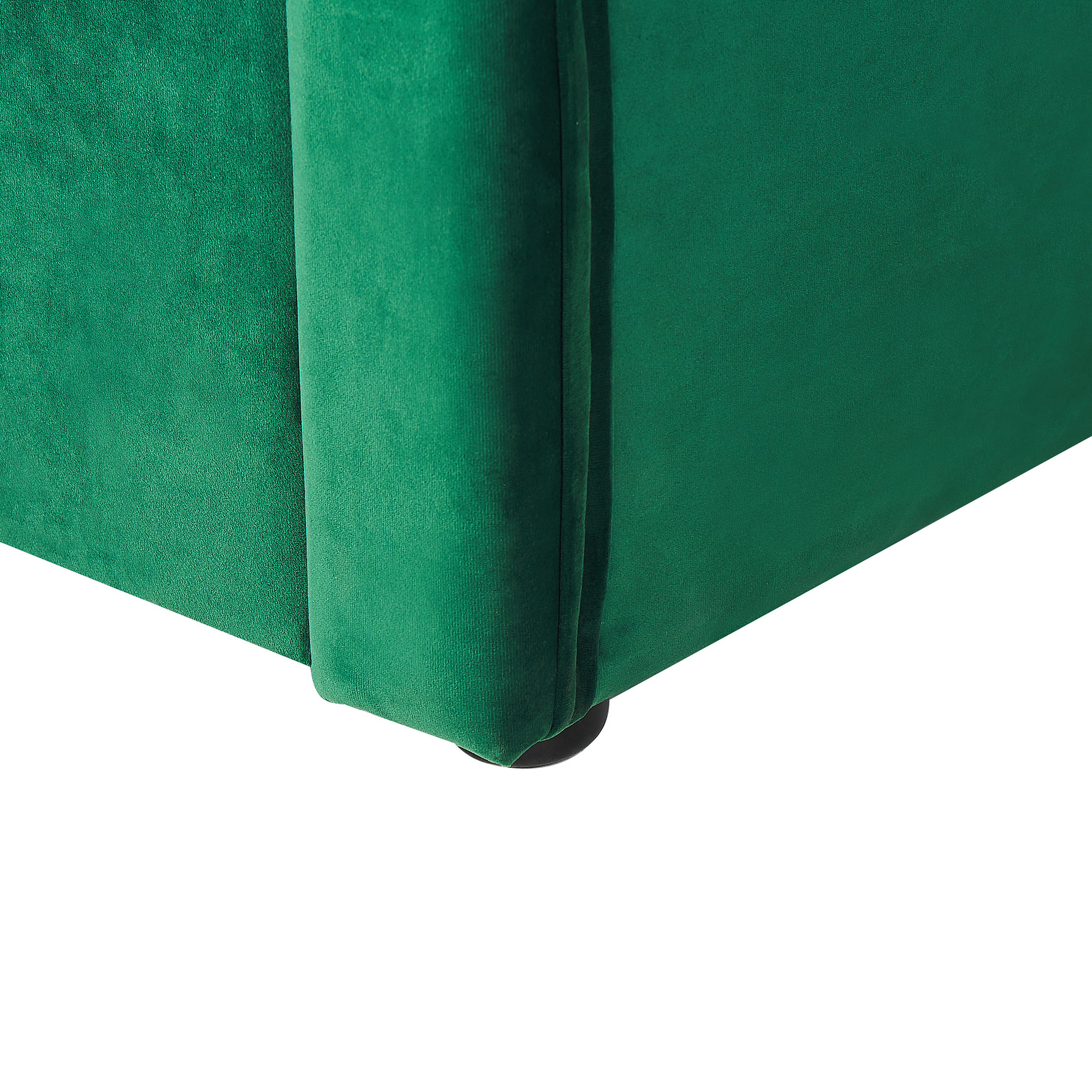Beliani MONTARGIS - Onderschuifbed - Groen - 90 x 200 cm - Fluweel