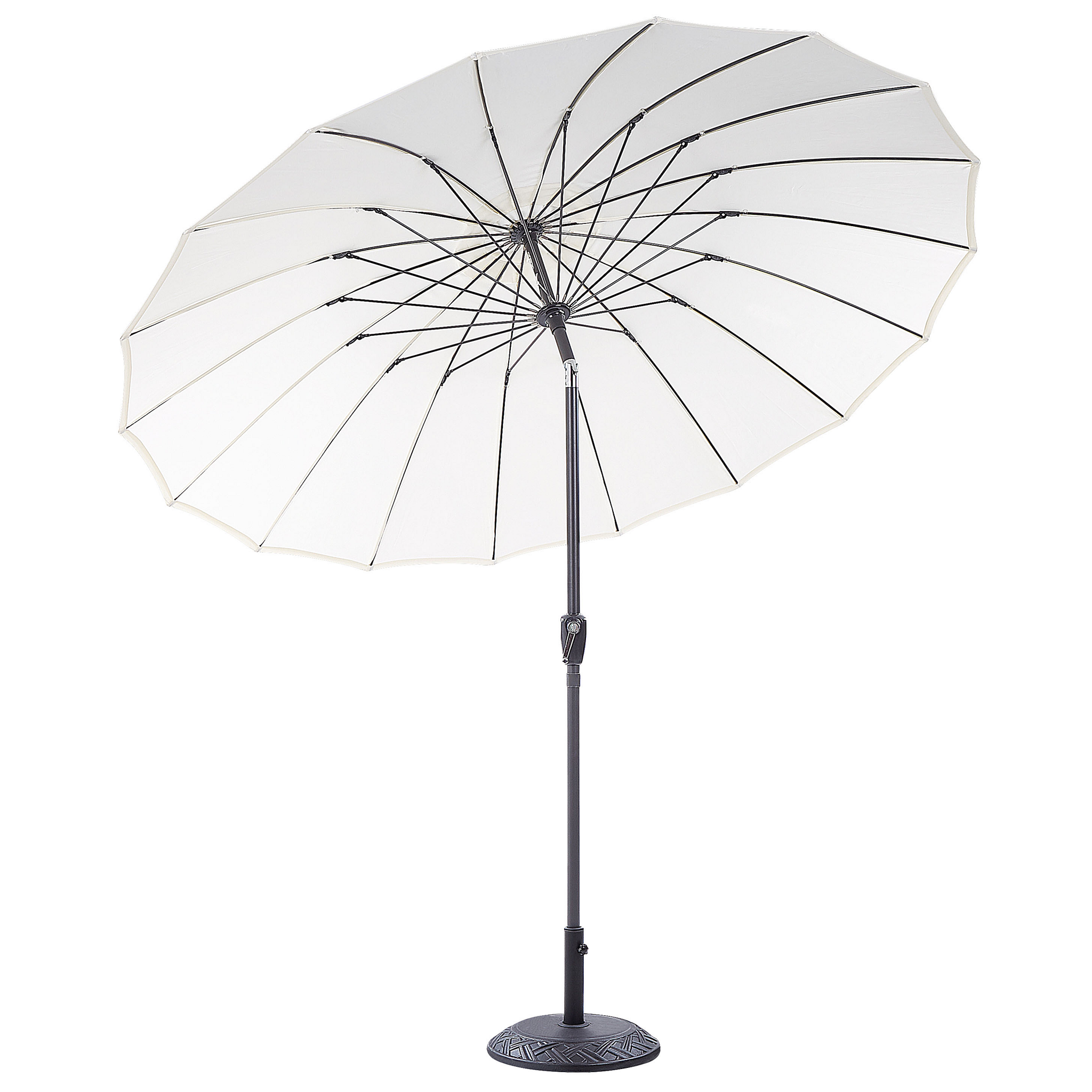 Beliani BAIA - Parasol - Beige - 270 cm - Polyester