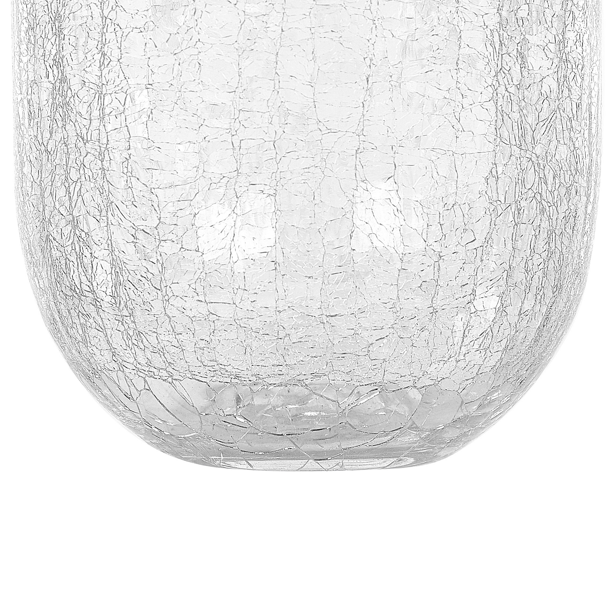 Beliani KYRAKALI - Decoratieve vaas - Transparant - Glas