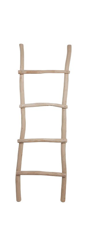HSM Collection-Decoratieve Ladder -50x6x150-Naturel-Teak