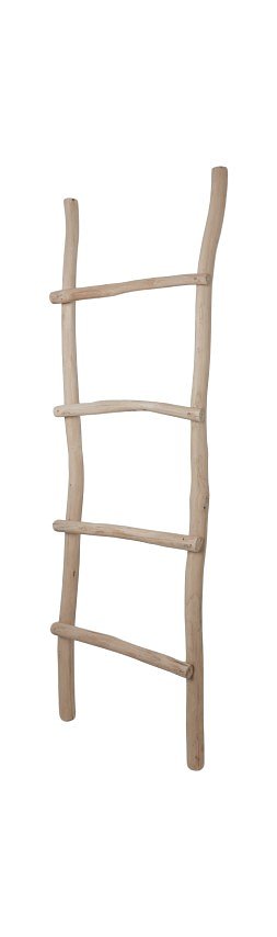 HSM Collection-Decoratieve Ladder -50x6x150-Naturel-Teak