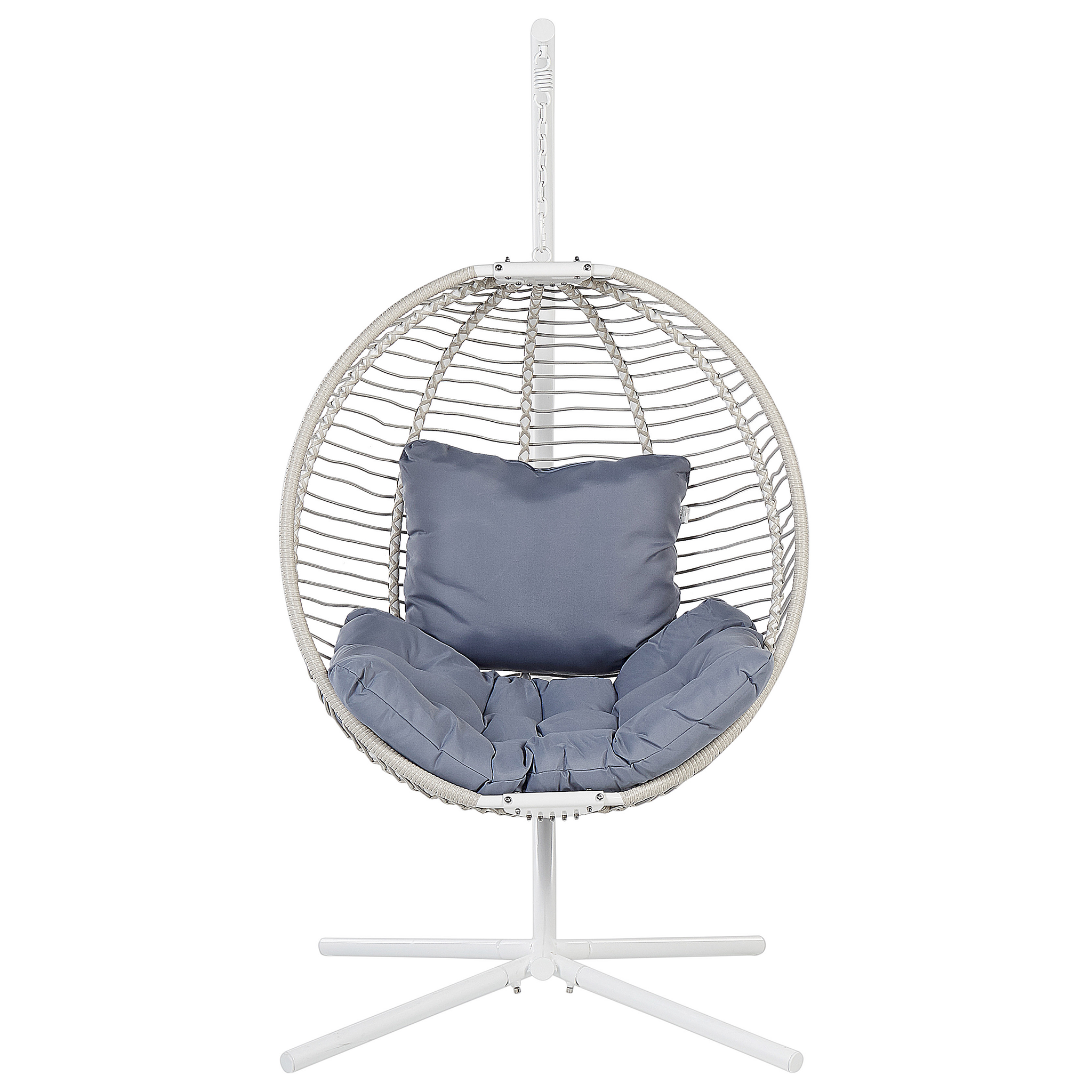 Beliani ARCO - Hangende stoel - Wit - Polyester