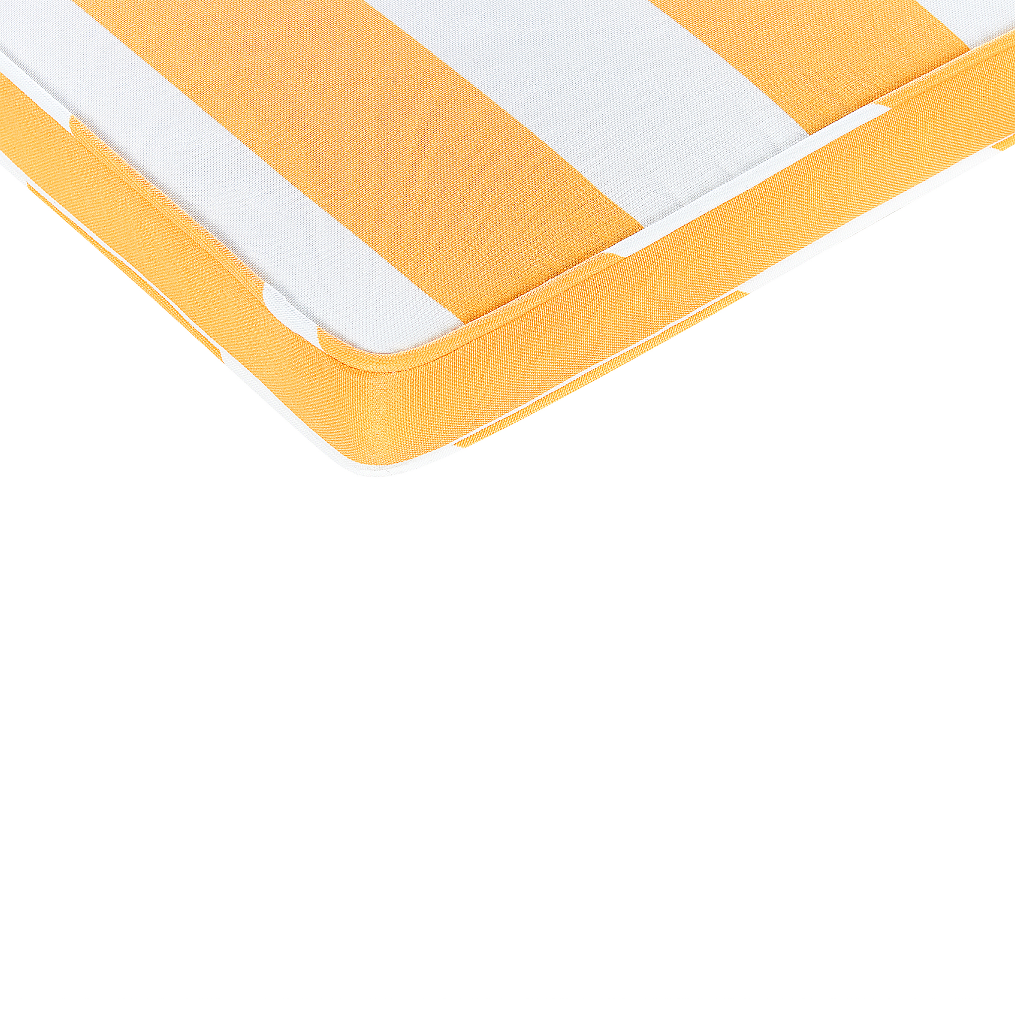 Beliani TOLVE - Zitkussen set van 6 - Geel gestreept - Polyester