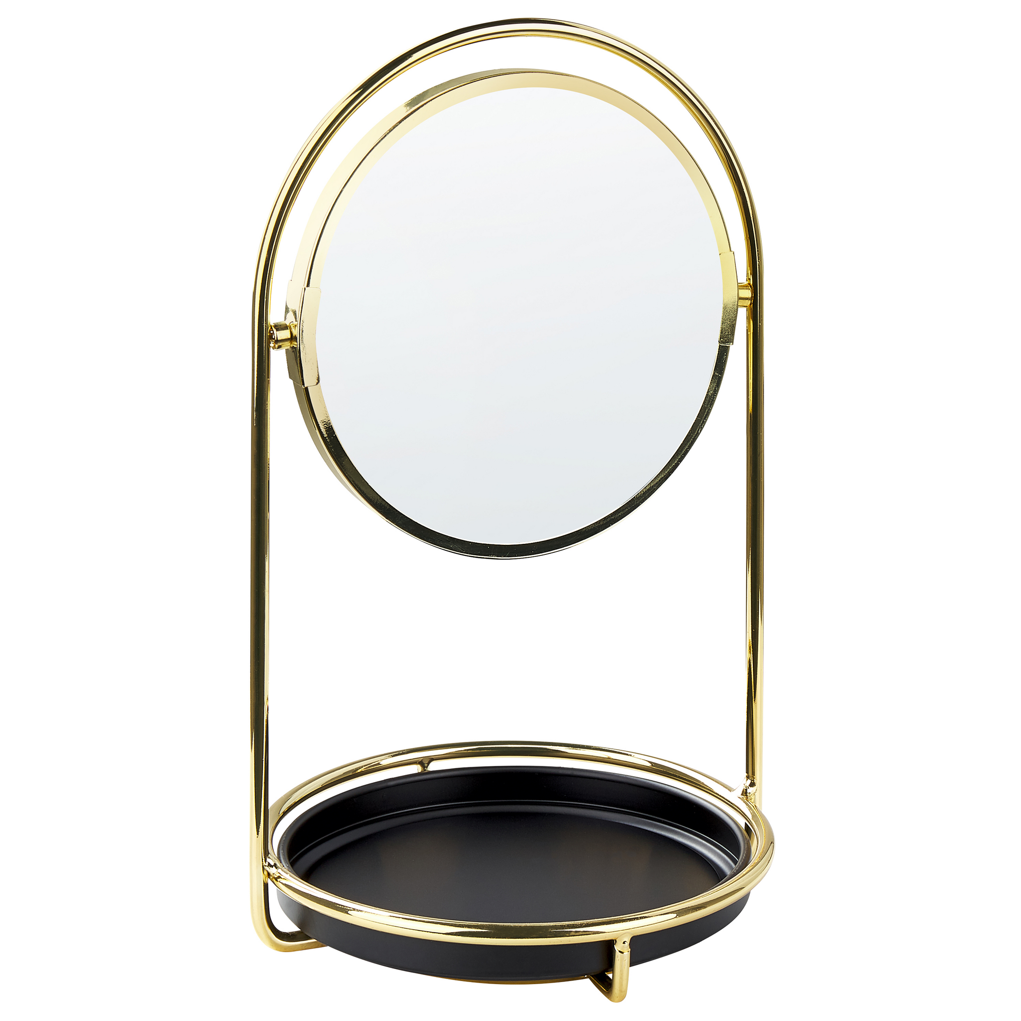 Beliani INDRE - Make-up spiegel - Goud - IJzer