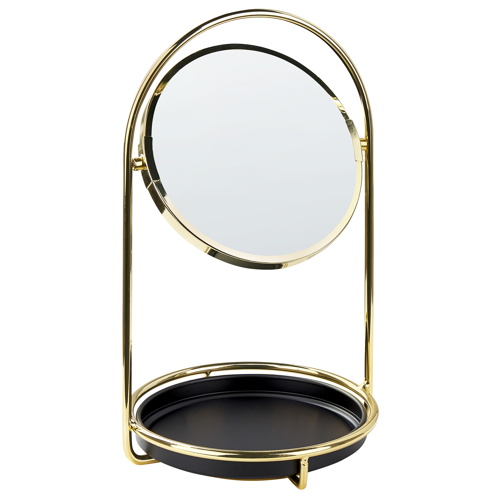 Beliani INDRE - Make-up spiegel - Goud - IJzer