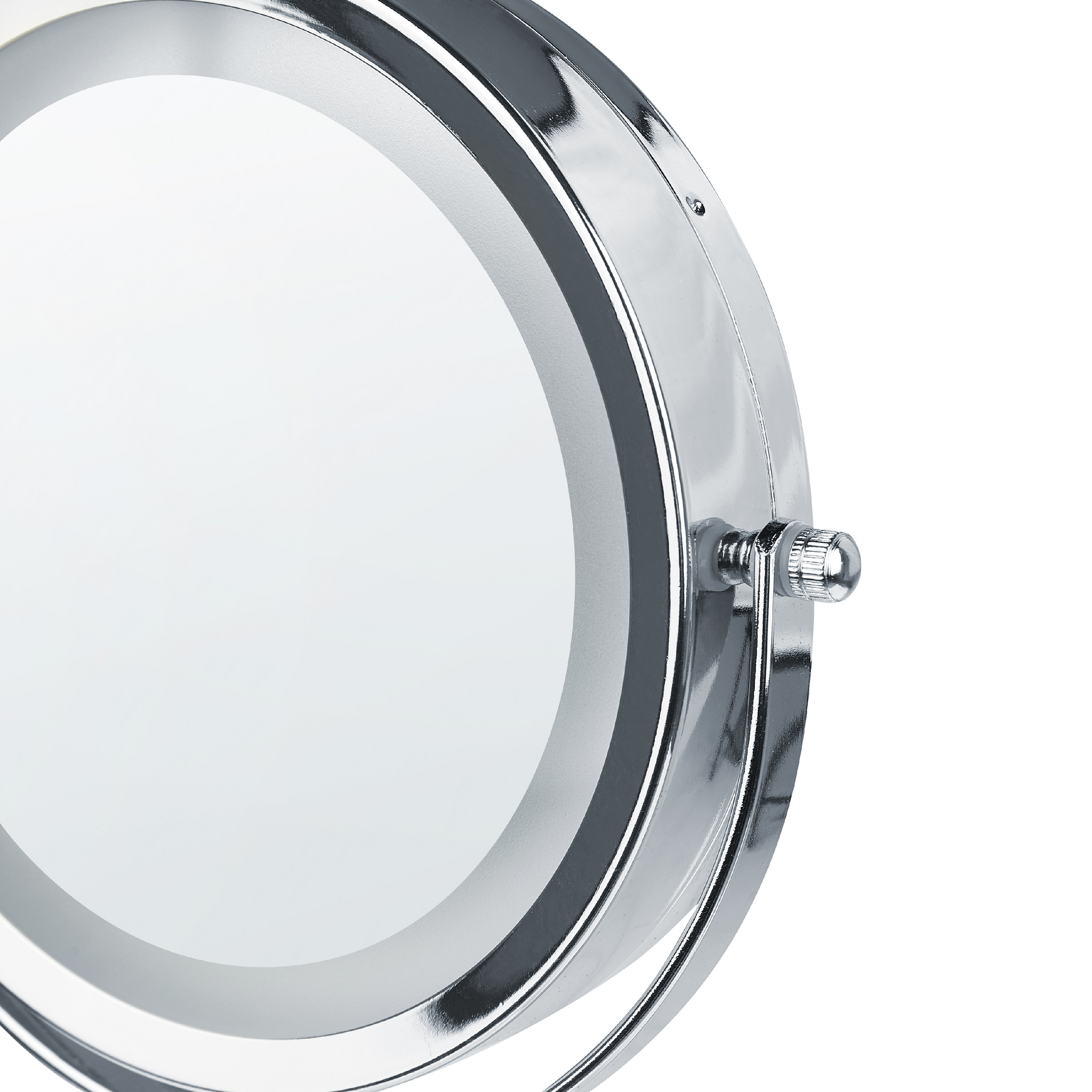 Beliani SAVOIE - Make-up spiegel - Zilver/Wit - IJzer