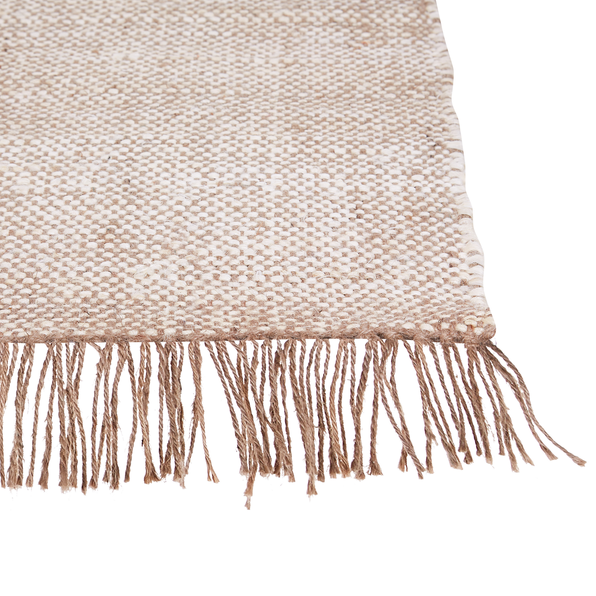 Beliani SAMLAR - Jute vloerkleed - Bruin - 160 x 230 cm - Jute