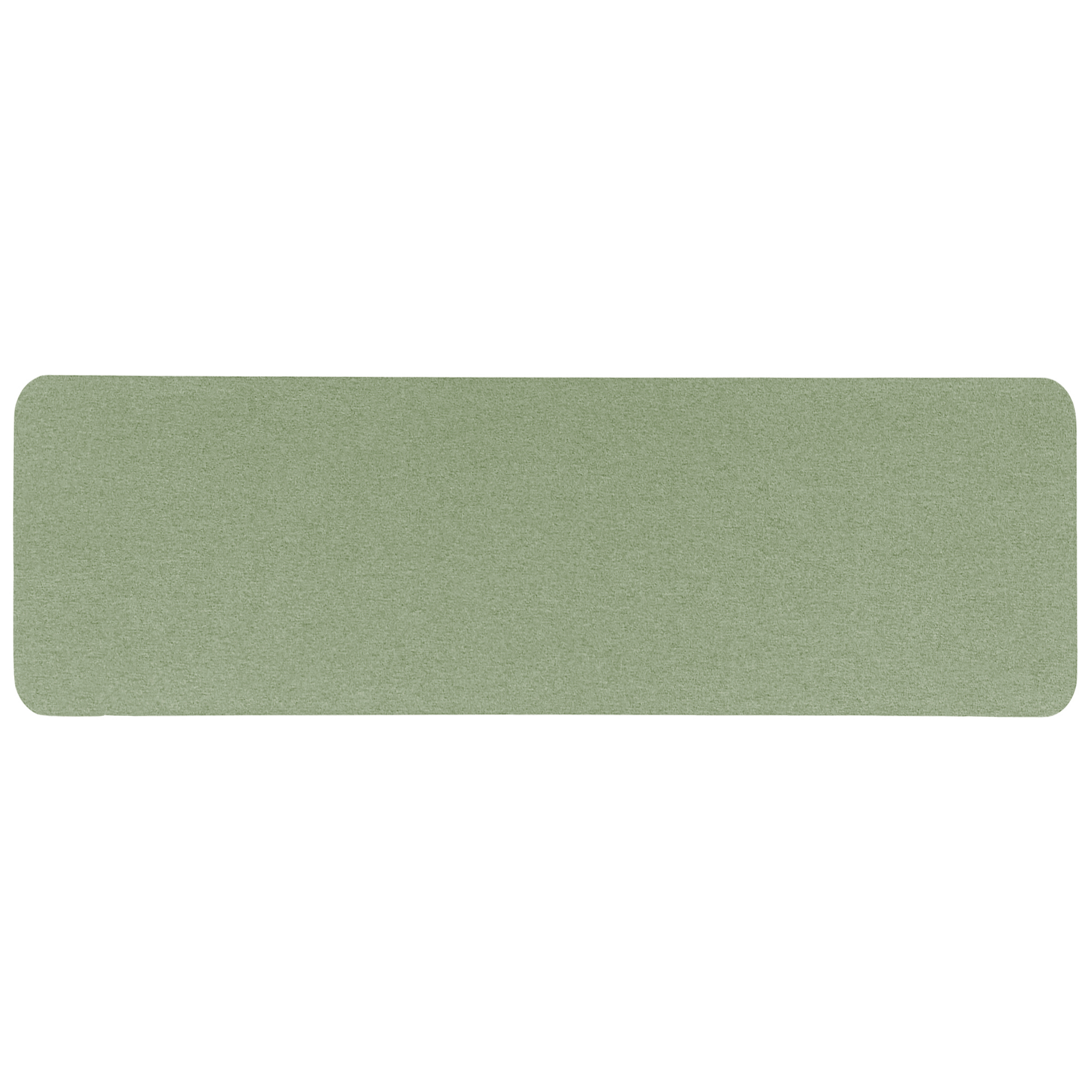 Beliani WALLY - Bureauscherm - Groen - 130 cm - Polyester