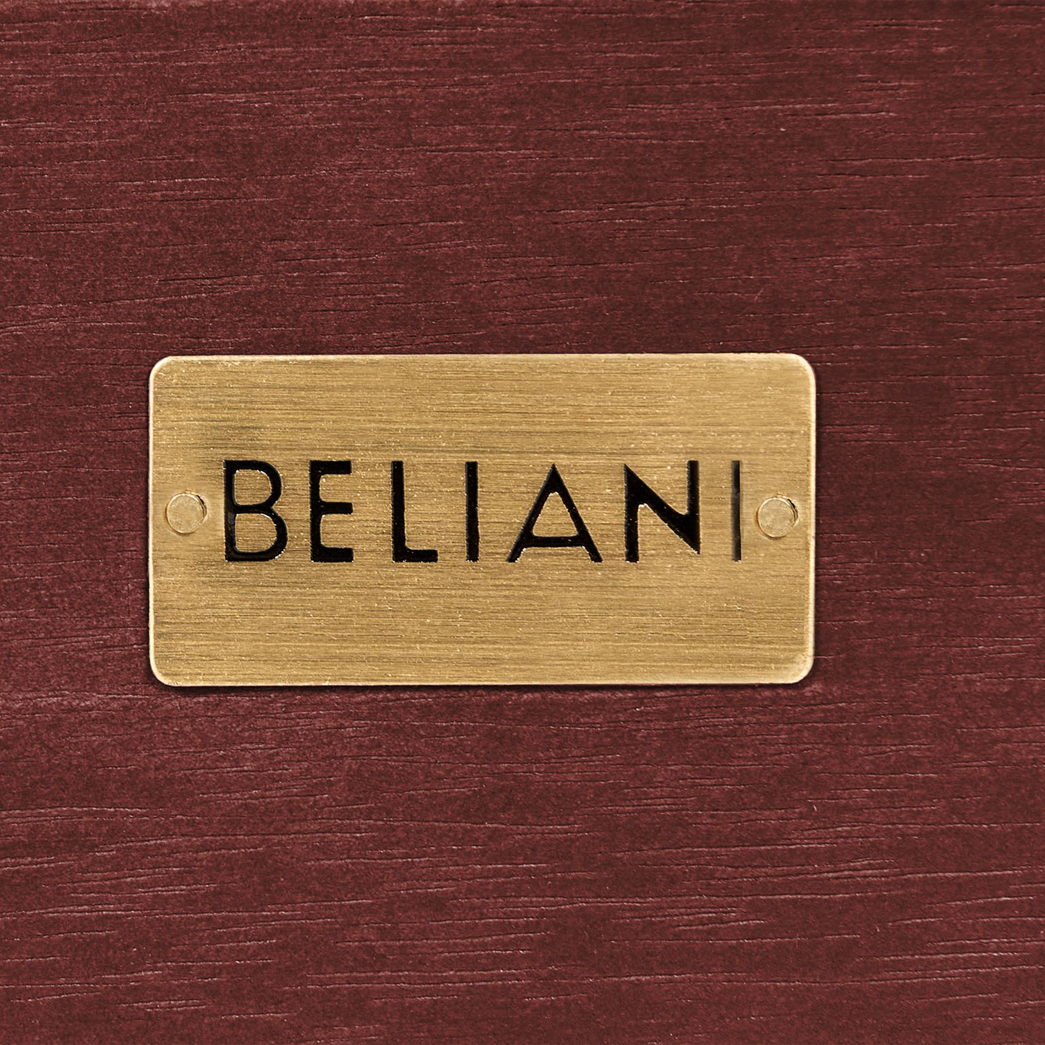 Beliani TIMOR - Loungeset 4 zits - Mahonie bruin - Acaciahout