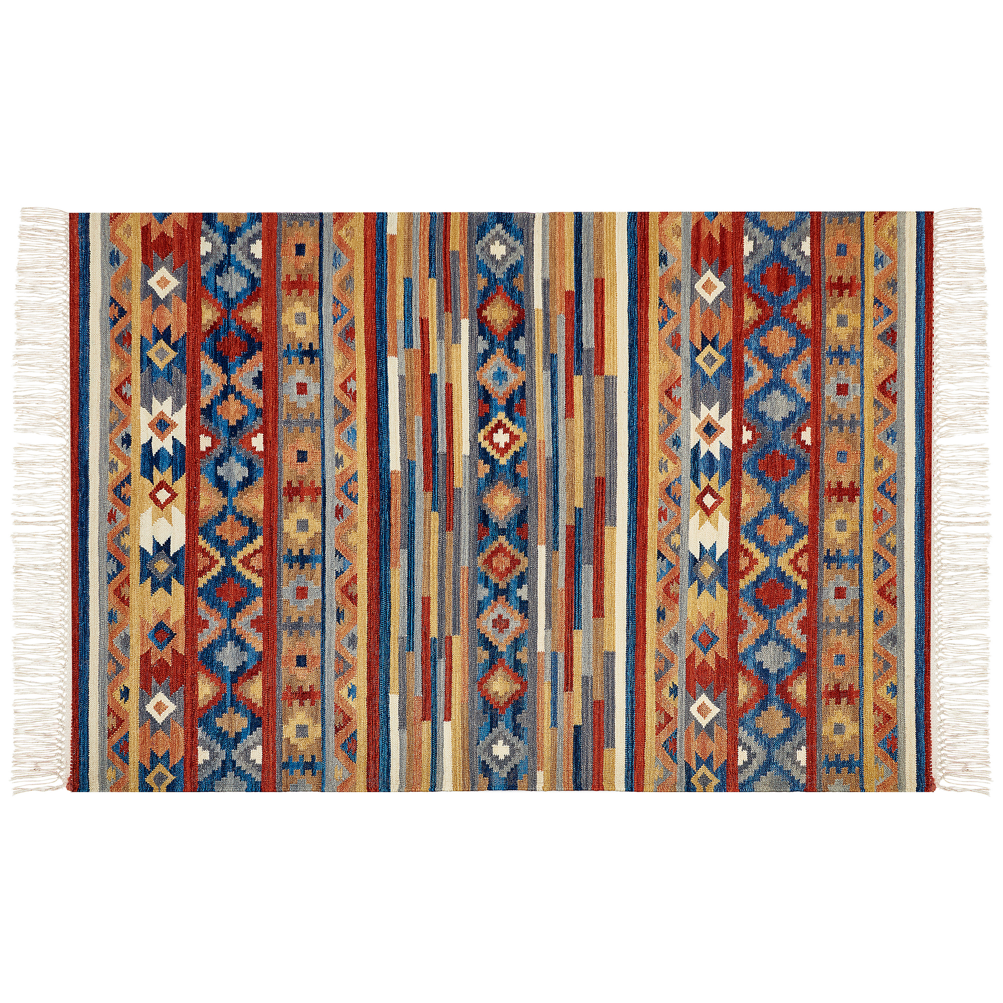 Beliani NORAKERT - Kelim vloerkleed - Multicolor - 200 x 300 cm - Wol