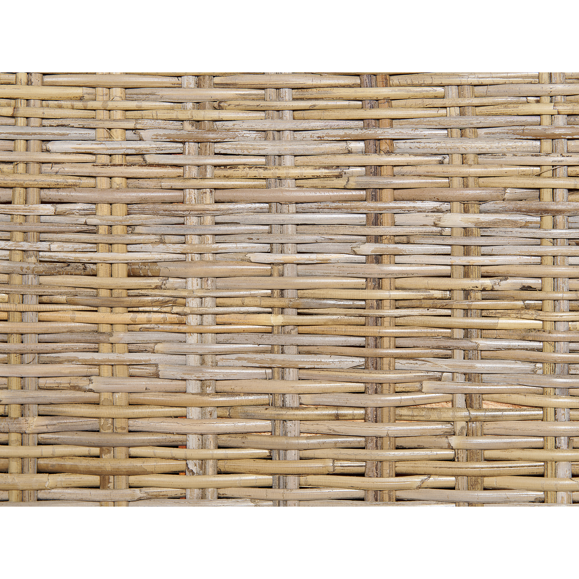 Beliani SALBRIS - Tweepersoonsbed - Lichtbruin - 160 x 200 cm -  Rotan