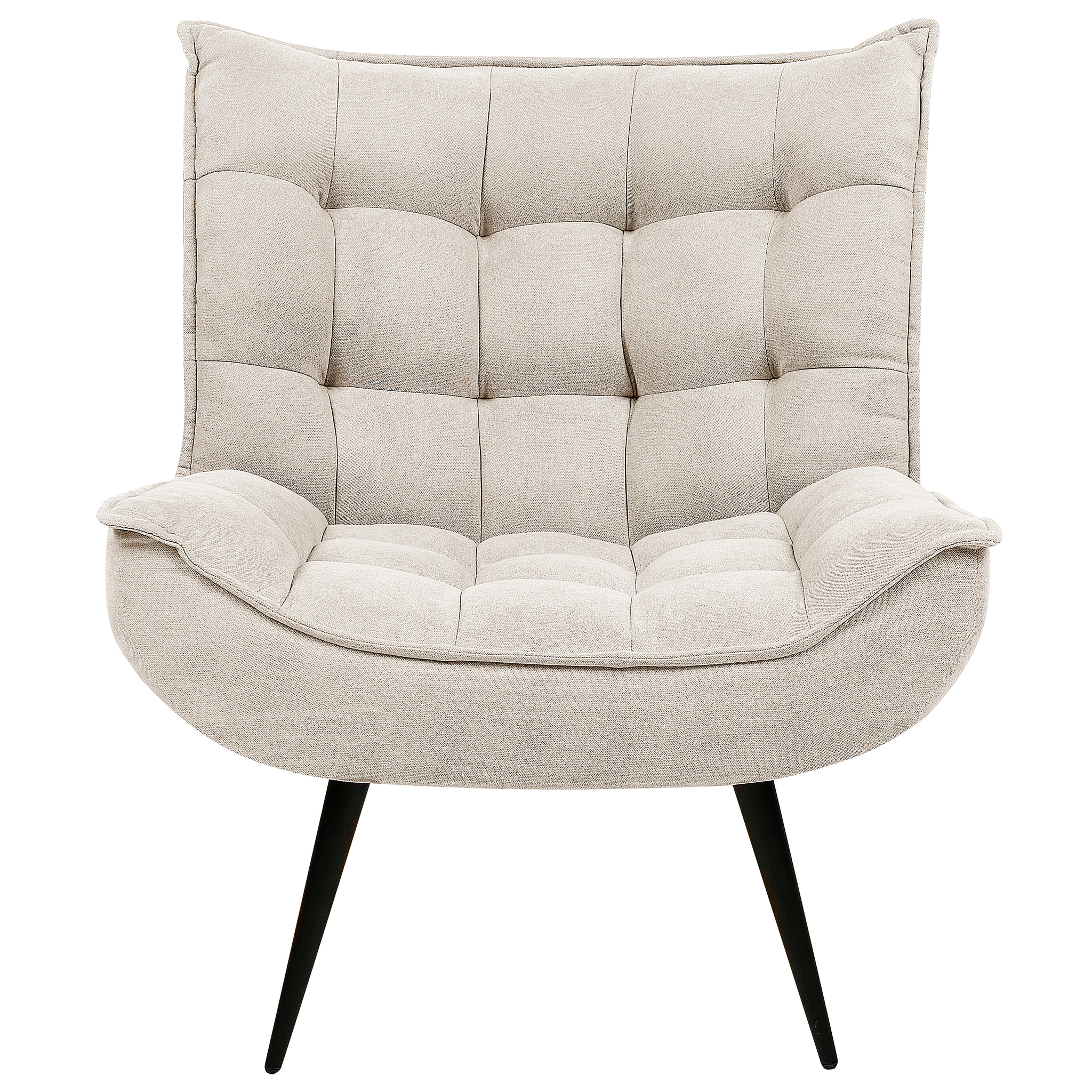 Beliani ALVESTA - Fauteuil - Lichtbeige - Stof