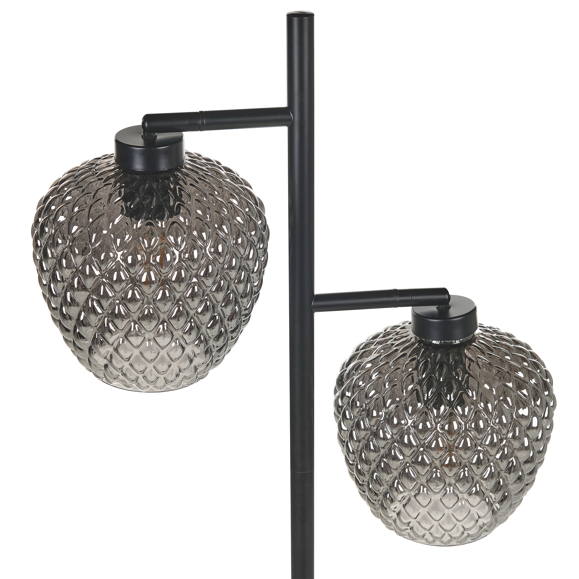 Beliani SHERRY - Staande lamp - Grijs - IJzer