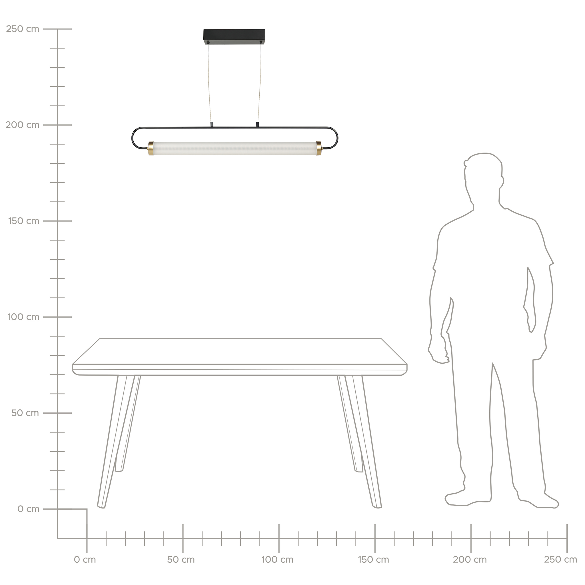 Beliani HENRY - Hanglamp - Zwart - Metaal