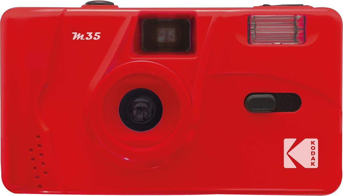 Kodak analoog fototoestel M35, rood