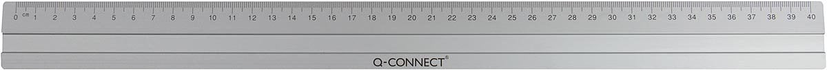 Q-CONNECT meetlat, aluminium, 40 cm