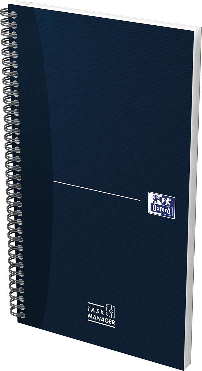 Oxford Office Essentials taskmanager, 230 pagina's, ft 14,1 x 24,6 cm, blauw